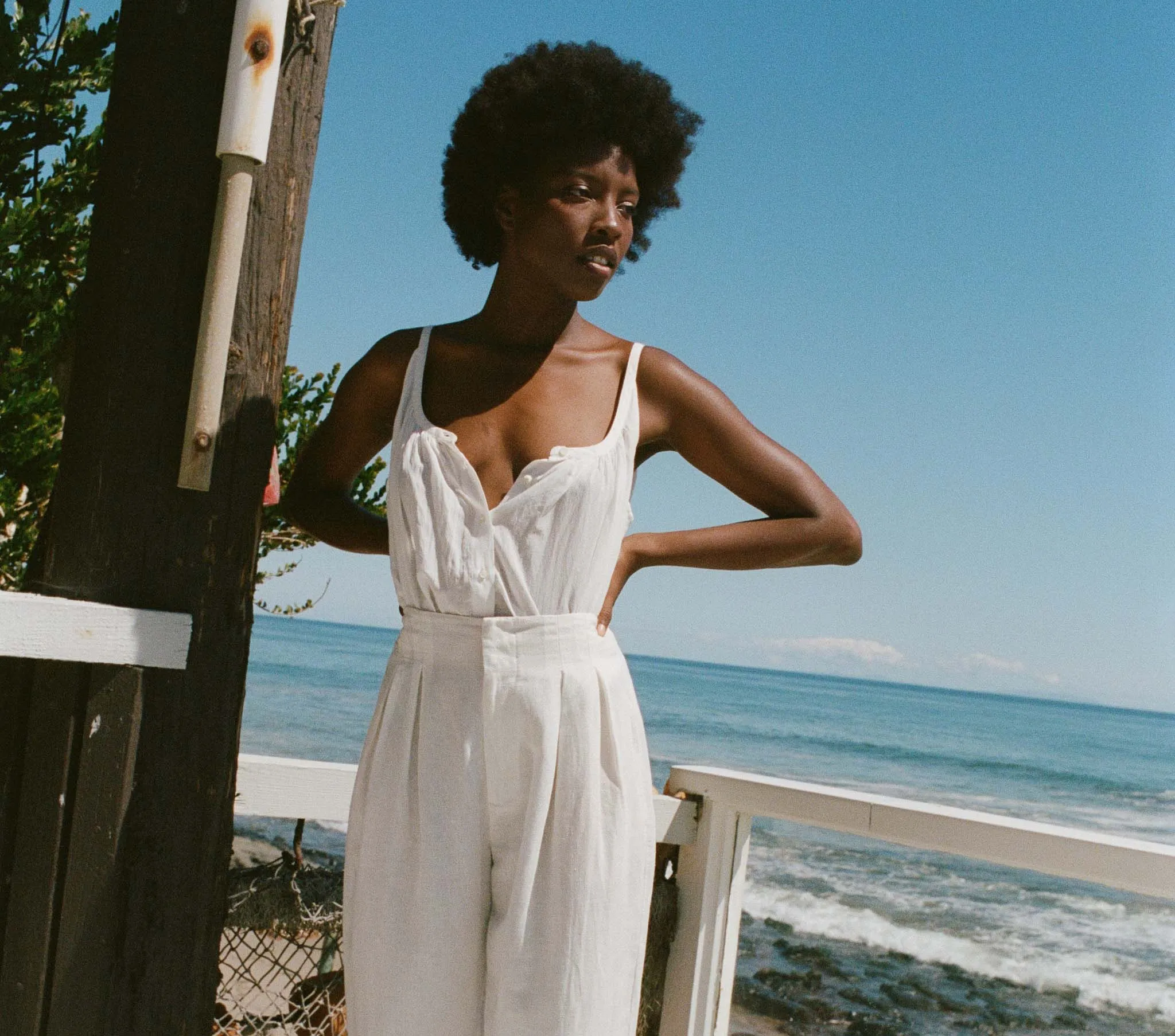 HMD -- NALINA TOP -- SALT sold by Doen product image thumbnail 3