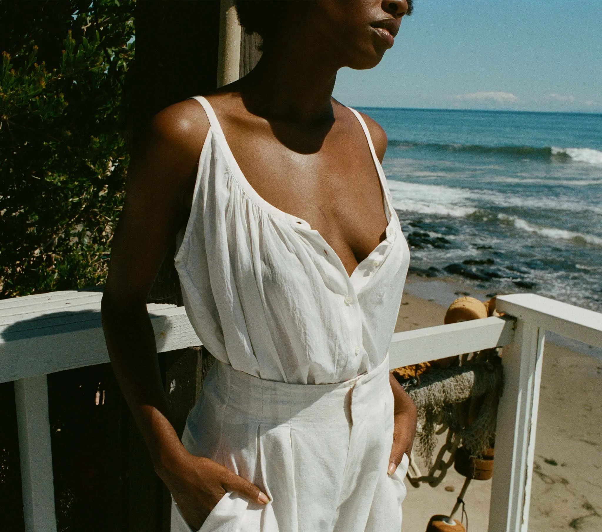 HMD -- NALINA TOP -- SALT sold by Doen product image thumbnail 4