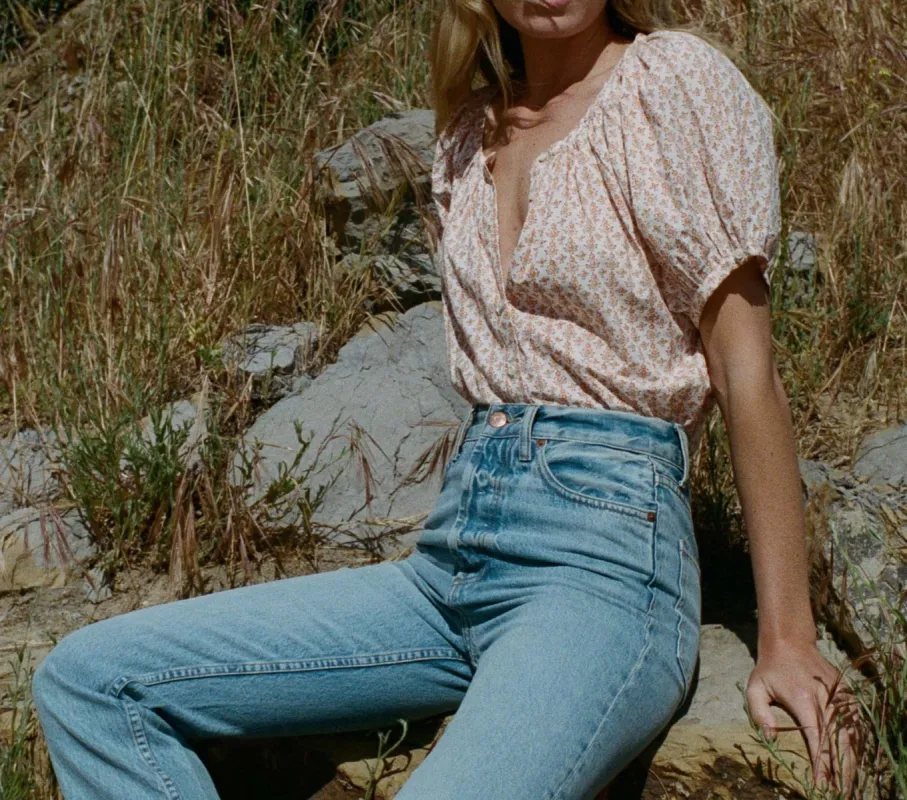 JUNE TOP -- CERISE PARIS GINGHAM | Parallel