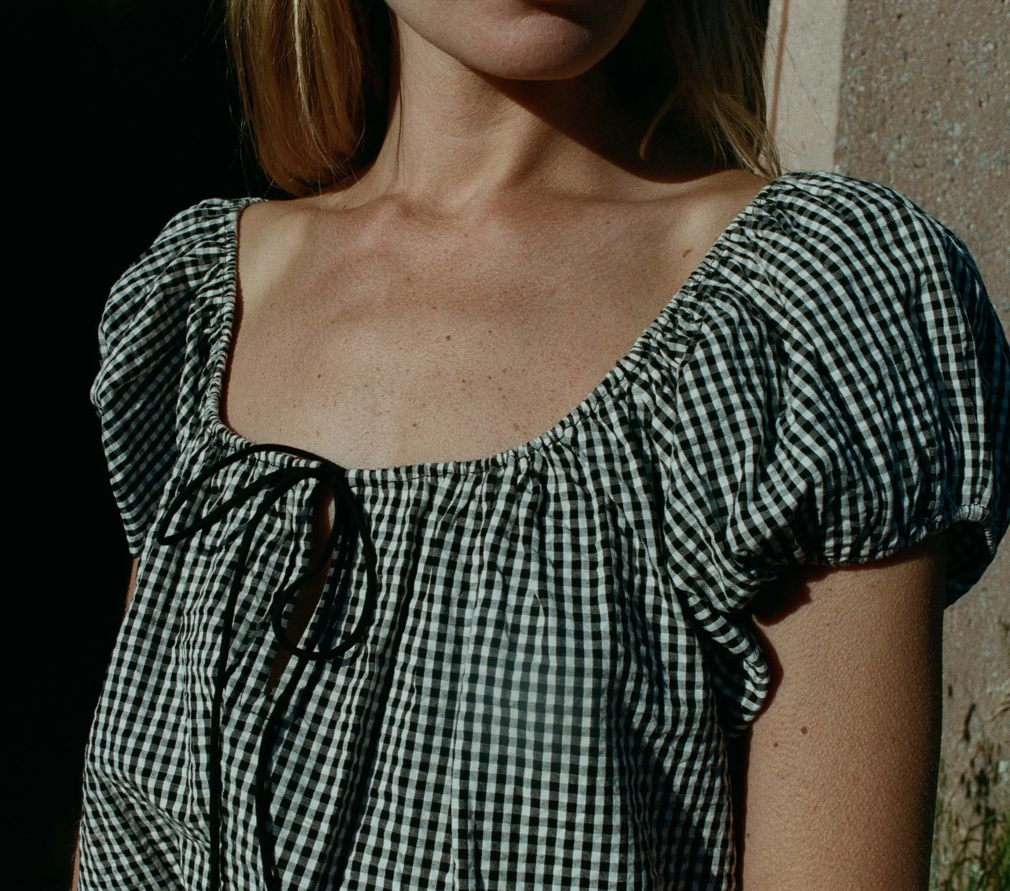 HMD -- HILARY TOP -- LA MADDALENA GINGHAM sold by Doen