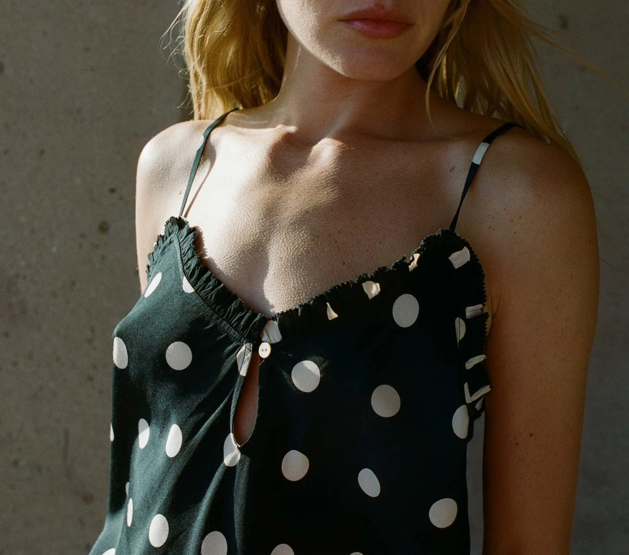 HMD -- LOUISE TOP -- SOLSTICE SKY sold by Doen