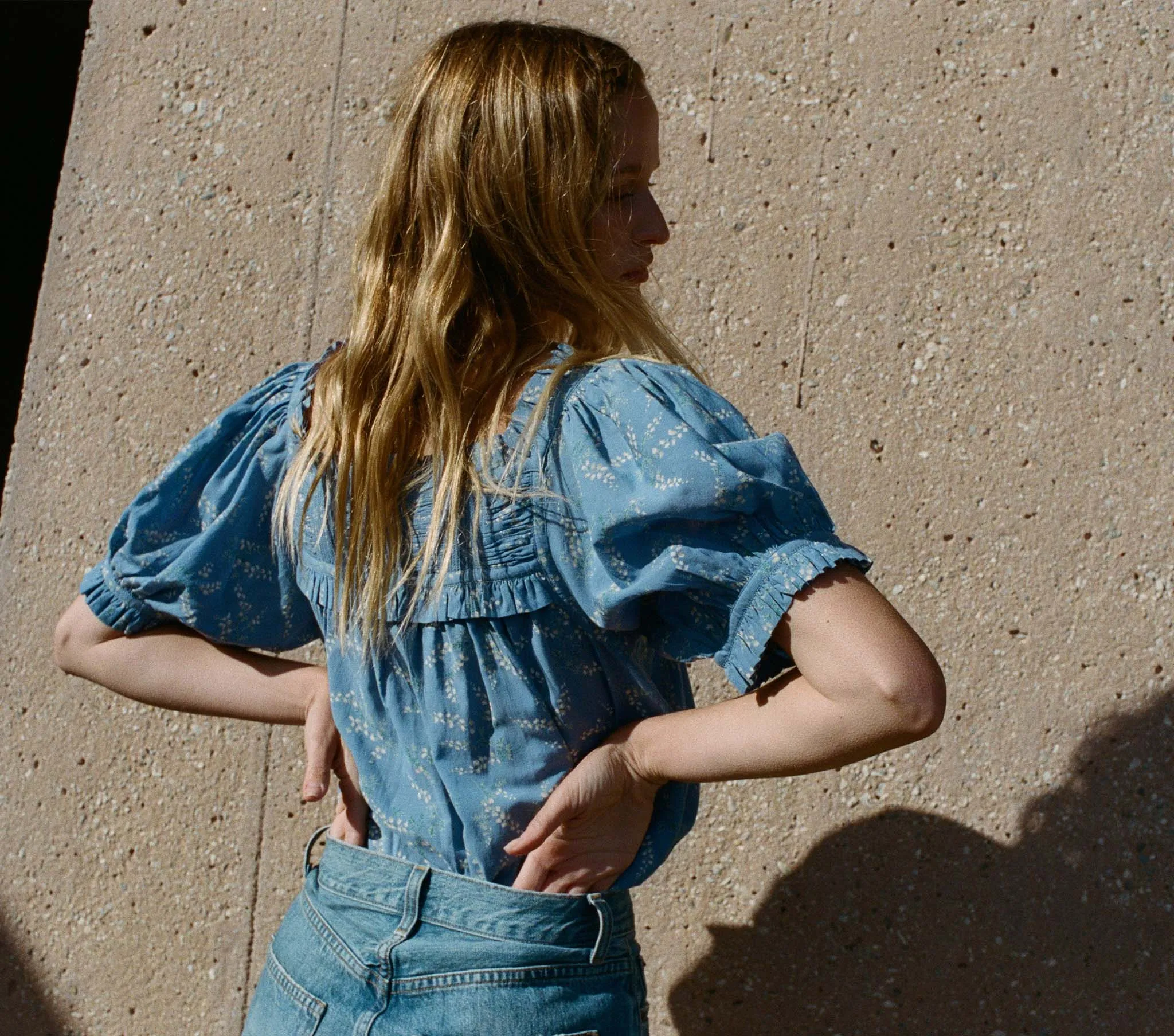 HMD -- FARLEY TOP -- LAPIS BLUEBELL BALLAD sold by Doen product image thumbnail 4