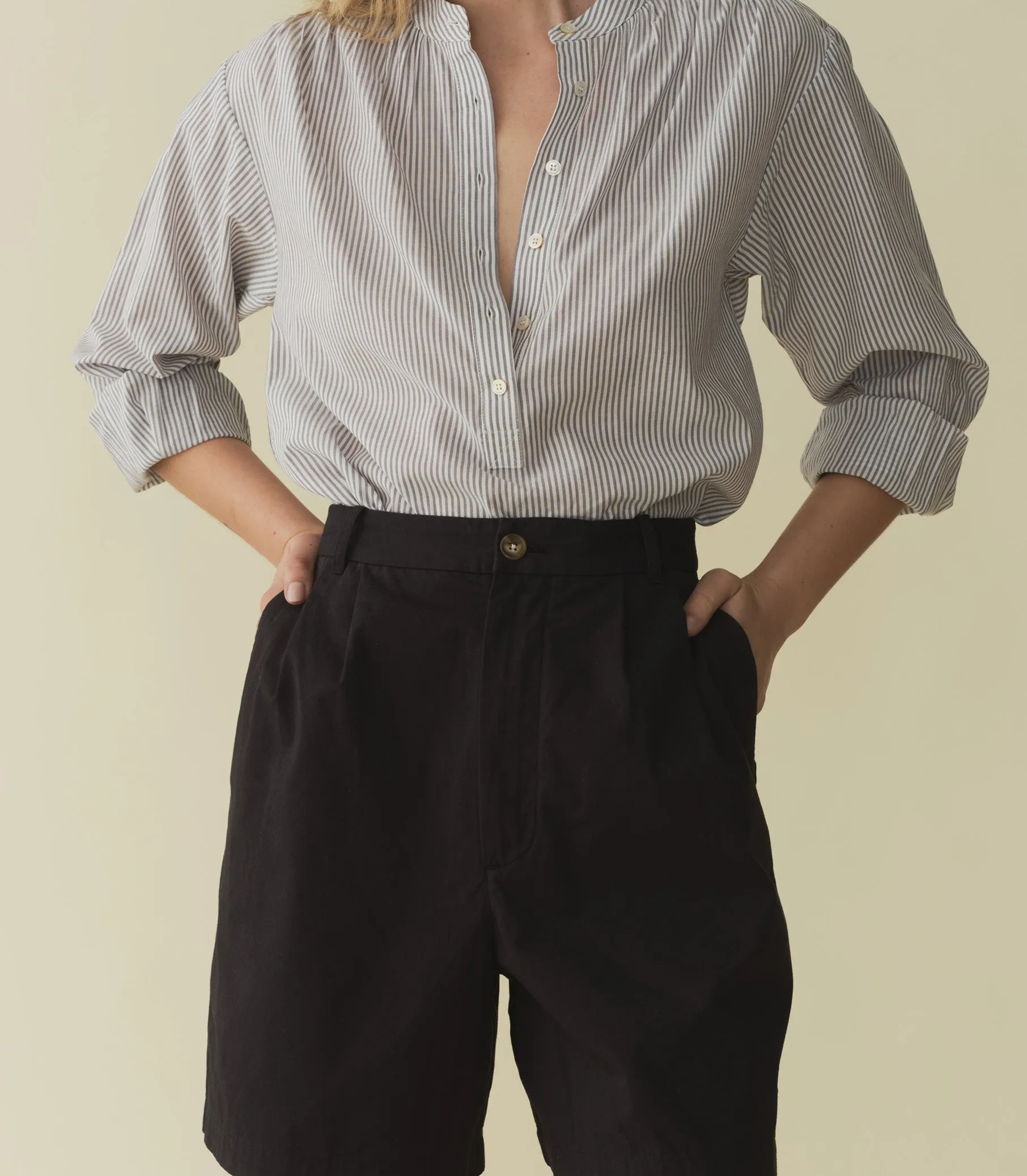 HMD -- DANETTE SHORT -- BLACK sold by Doen product image thumbnail 3