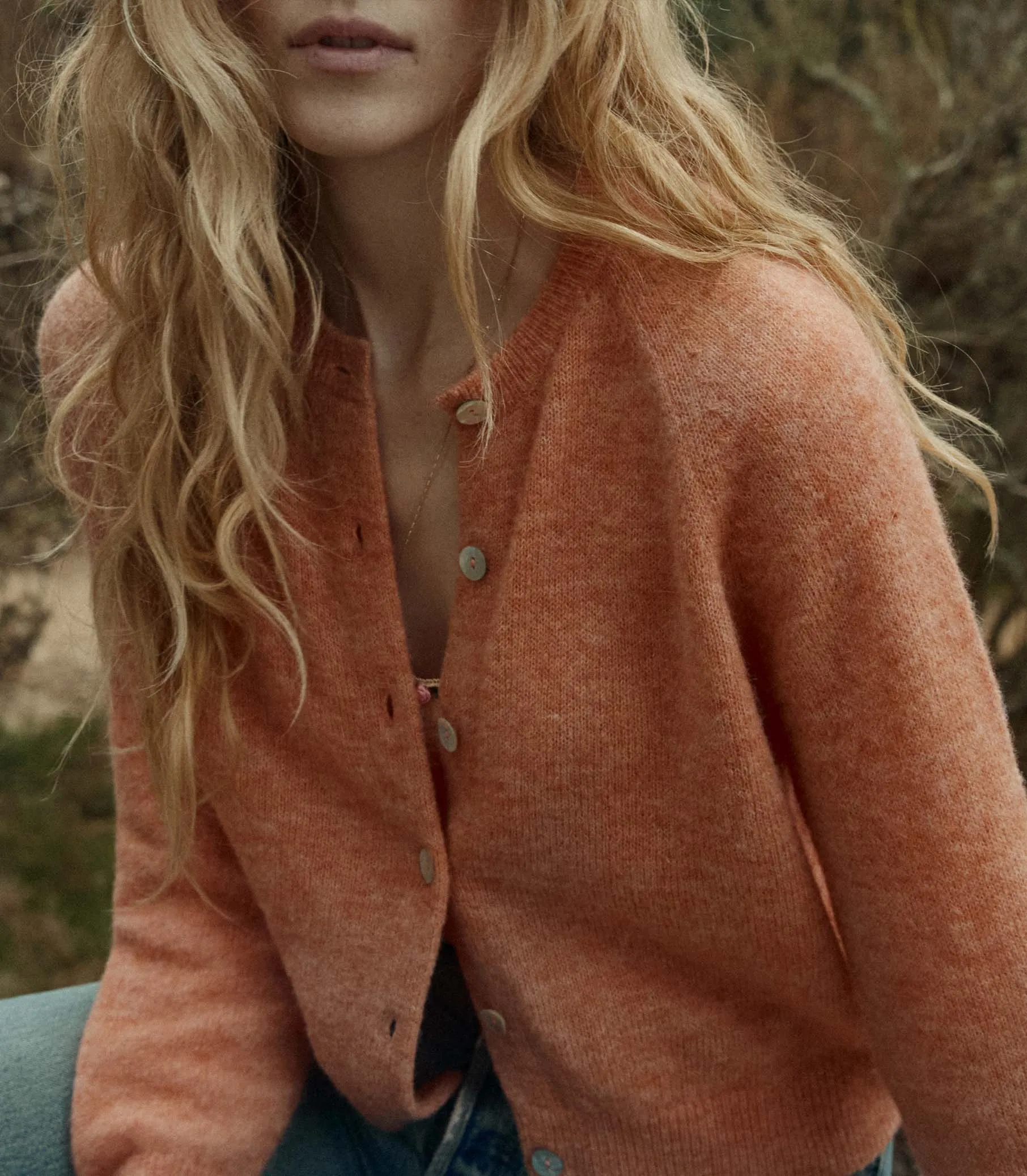 HMD -- PETRA CARDIGAN -- CORAL sold by Doen product image thumbnail 2