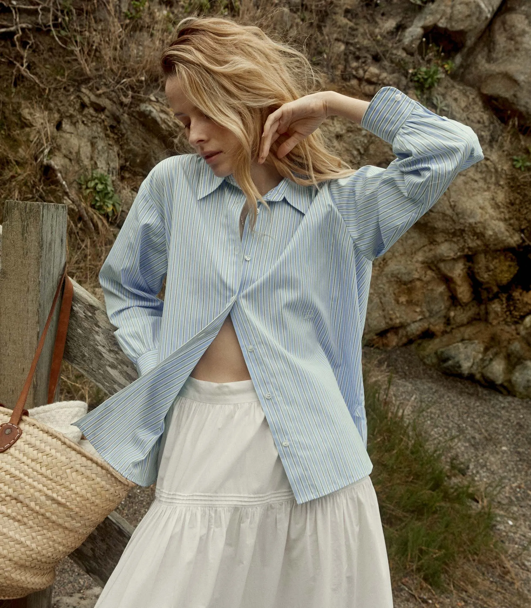 HMD -- HAVA TOP -- SANTORINI STRIPE sold by Doen product image thumbnail 2