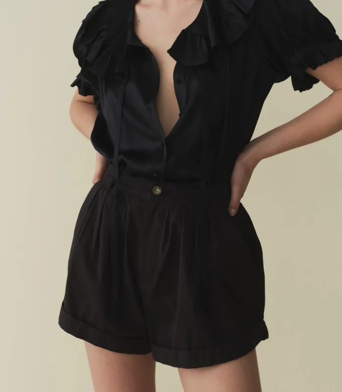 HMD -- PAIGE SHORT -- BLACK sold by Doen