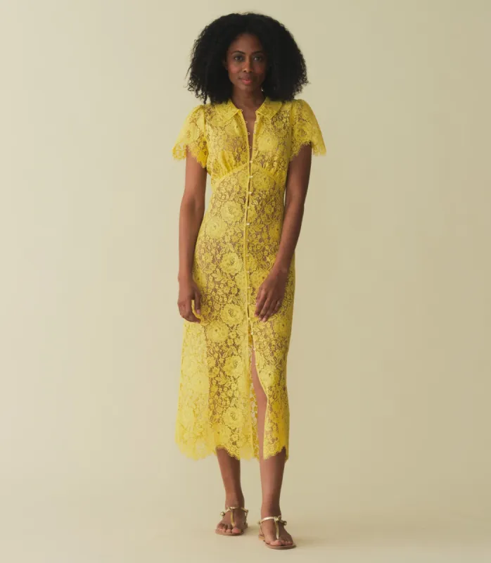 HMD -- SOHANA DRESS -- DAFFODIL YELLOW sold by Doen