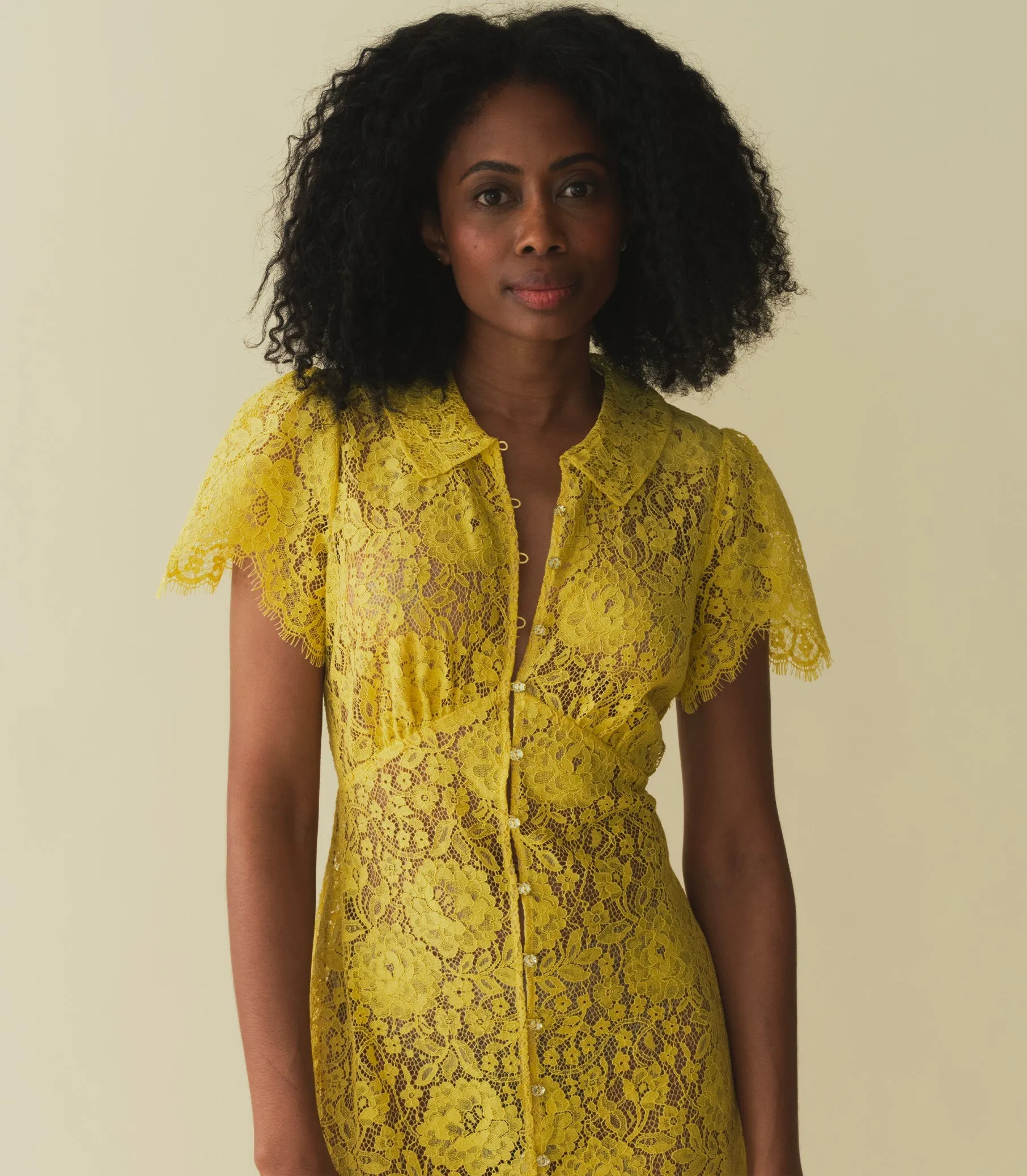 HMD -- SOHANA DRESS -- DAFFODIL YELLOW sold by Doen product image thumbnail 2