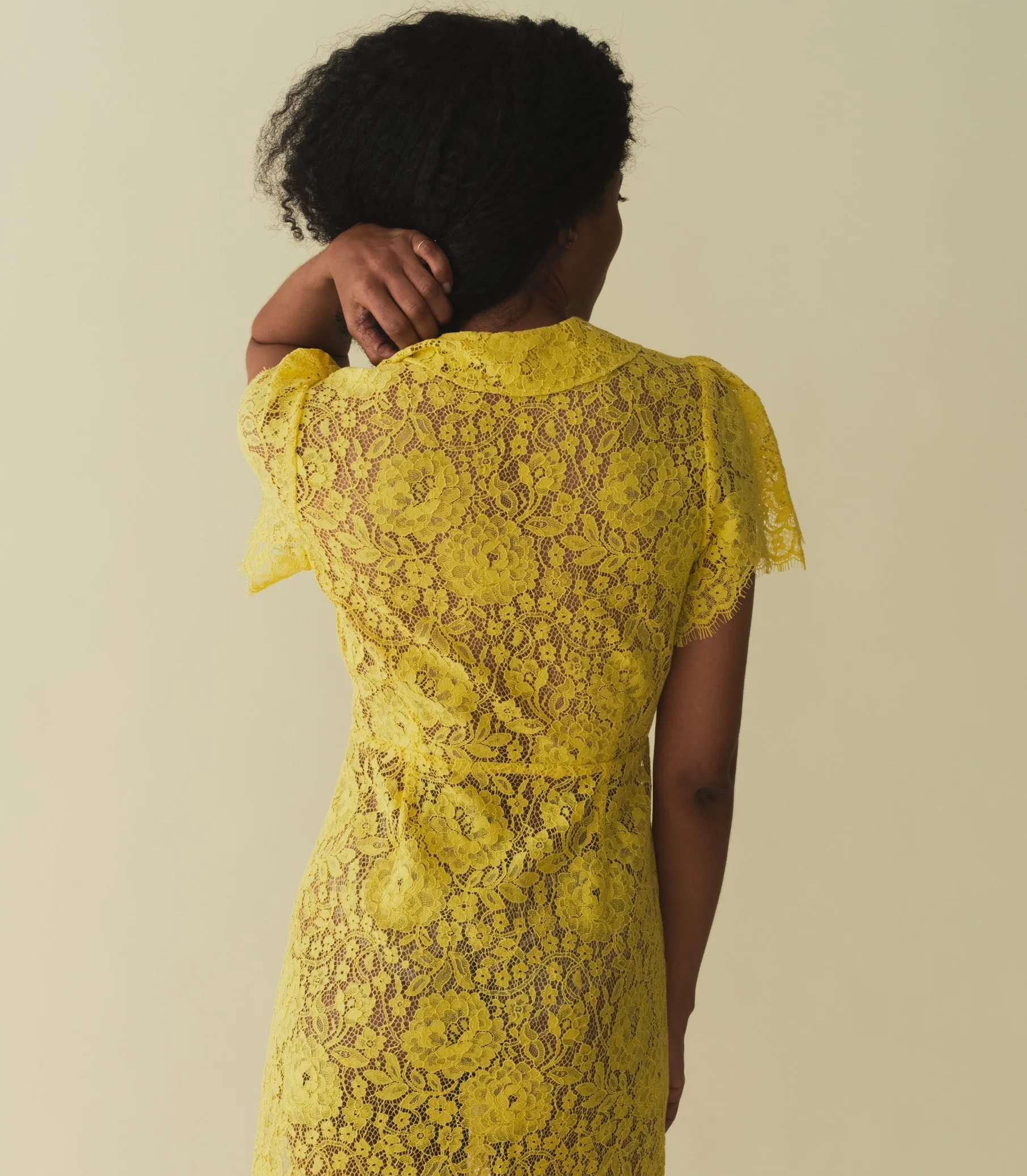 HMD -- SOHANA DRESS -- DAFFODIL YELLOW sold by Doen product image thumbnail 3