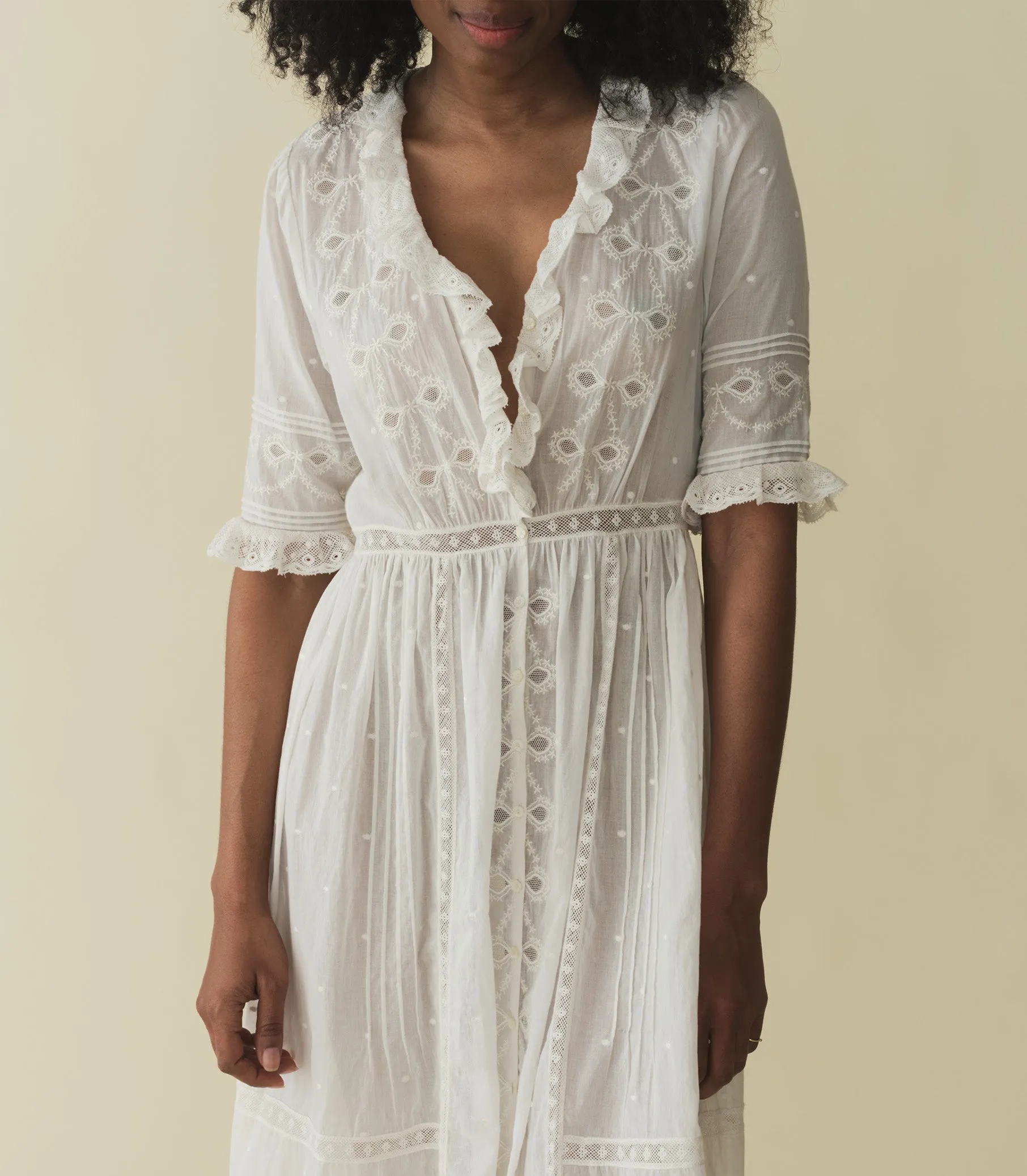 HMD -- ROSABELLA DRESS -- SALT sold by Doen product image thumbnail 5