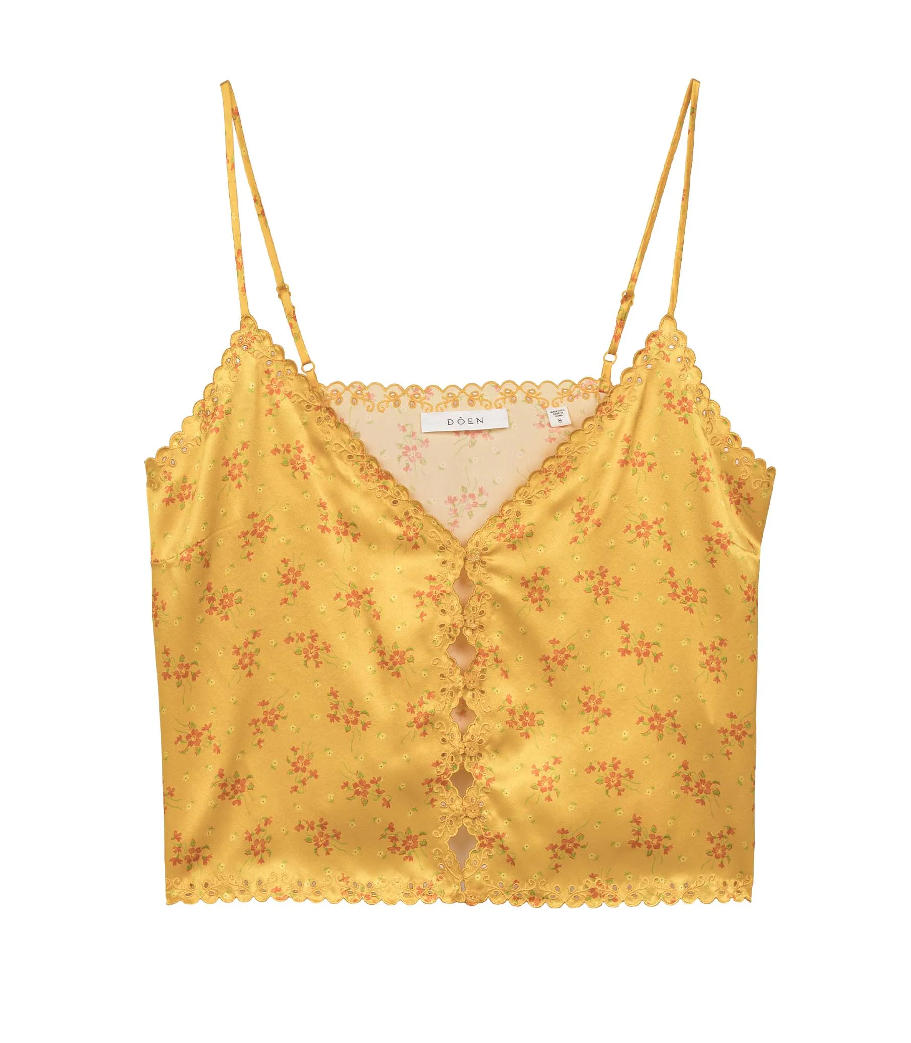 HMD -- ELISE TOP -- GOLDENROD HILLSIDE HEATHER sold by Doen product image thumbnail 5