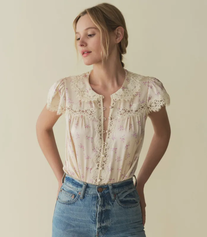 JOSEPHINE TOP -- ROSE HILLSIDE HEATHER | Parallel