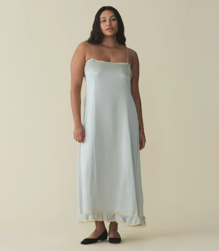 HMD -- CELANO DRESS -- DUSTY BLUE sold by Doen