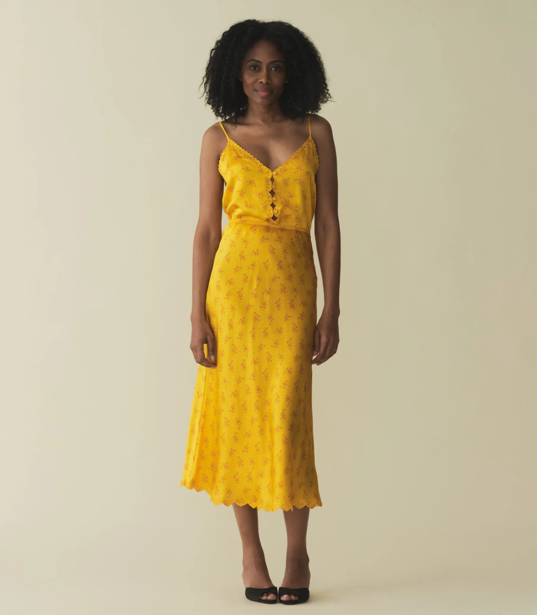 HMD -- ELOWEN SKIRT -- GOLDENROD HILLSIDE HEATHER sold by Doen product image thumbnail 2