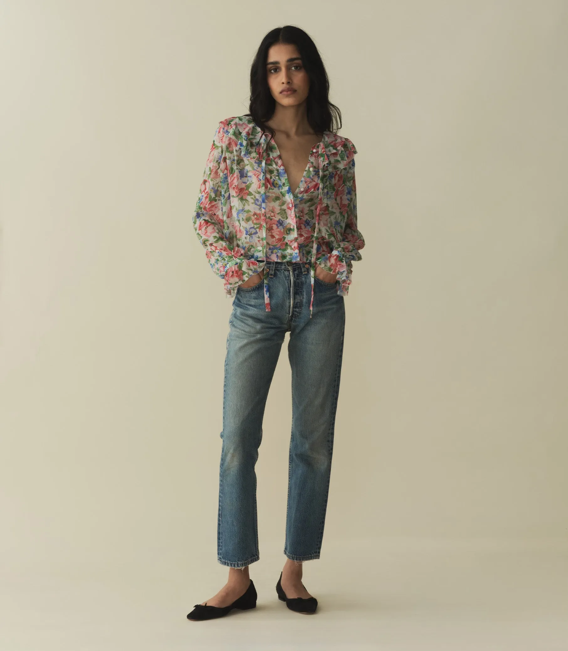HMD -- SOLANGE TOP -- TULIP GROVE sold by Doen product image thumbnail 2
