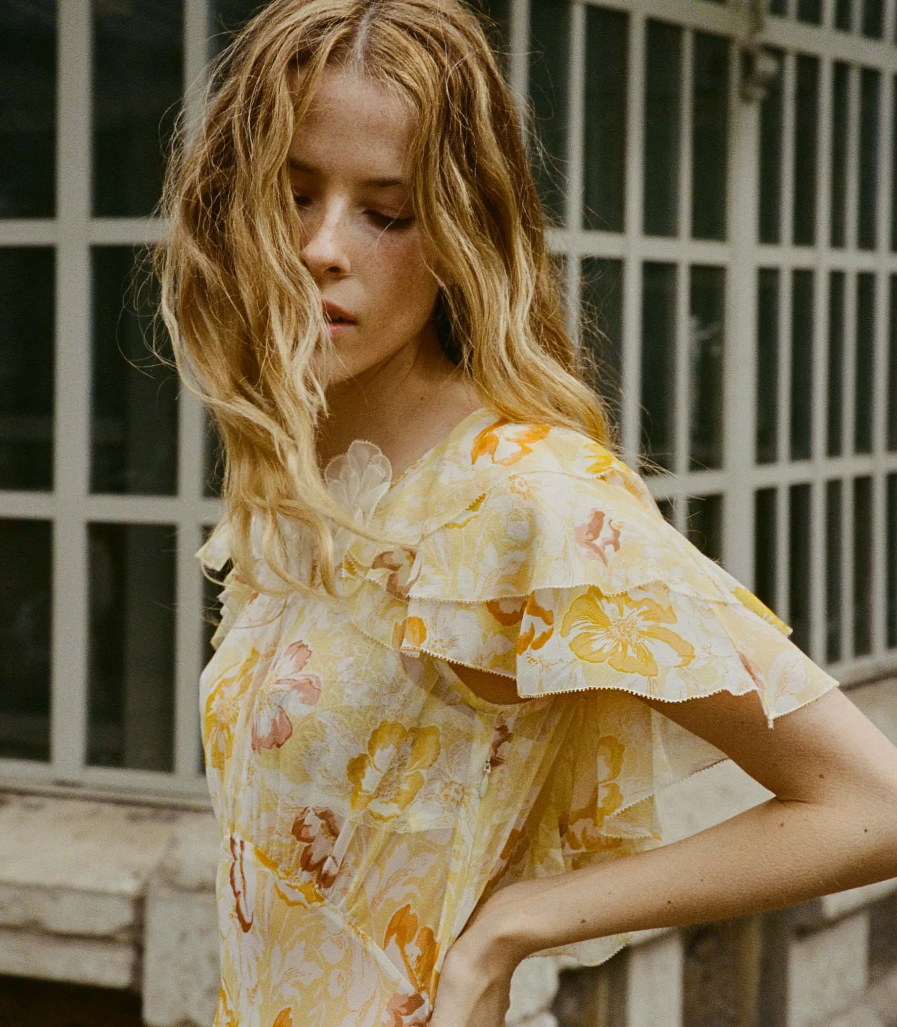 HMD -- NEVARA DRESS -- CITRON ANEMONE BLOOM sold by Doen product image thumbnail 5