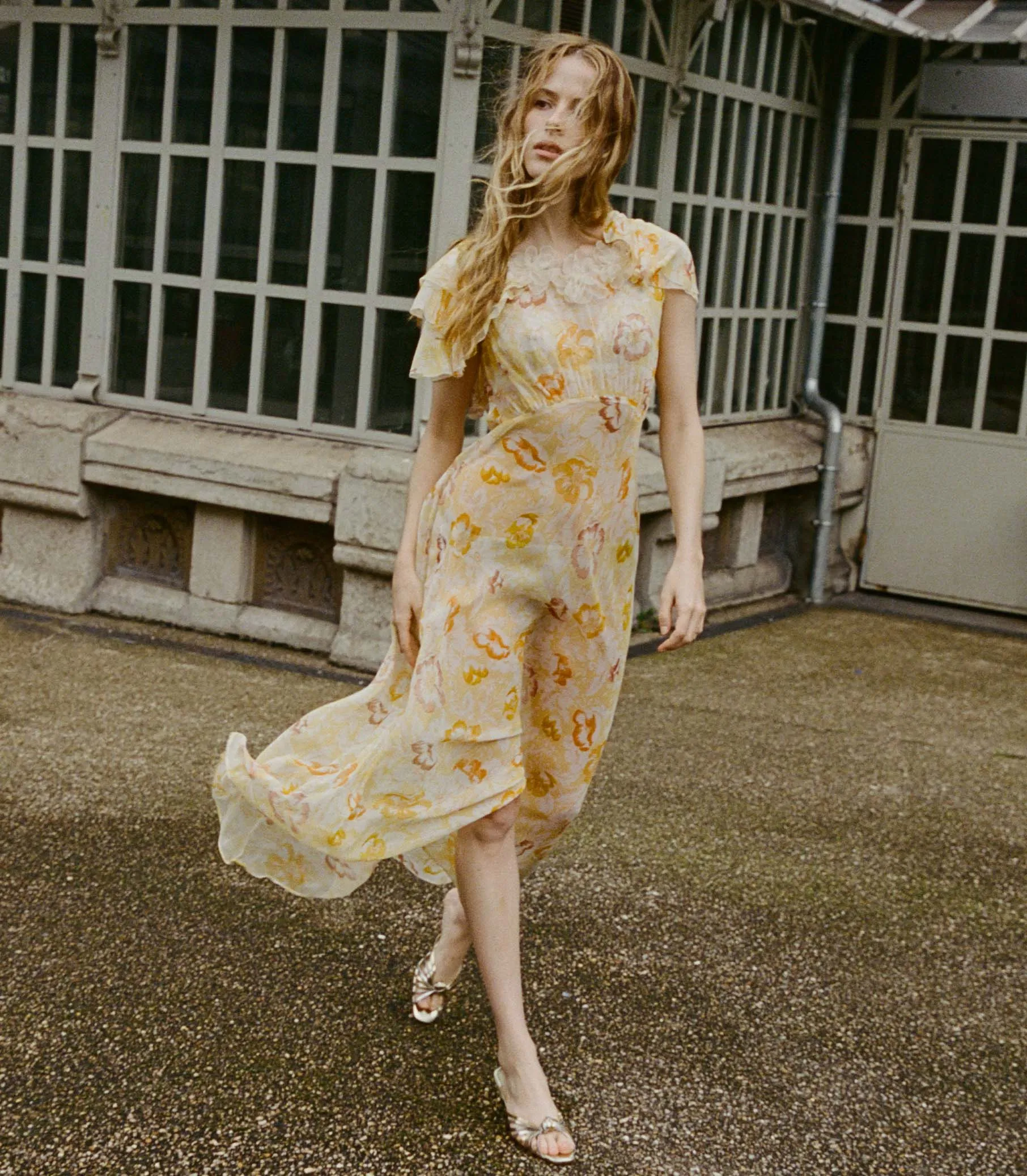 HMD -- NEVARA DRESS -- CITRON ANEMONE BLOOM sold by Doen product image thumbnail 2