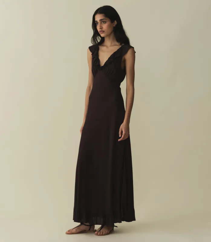 HMD -- ARLEEN DRESS -- BLACK sold by Doen