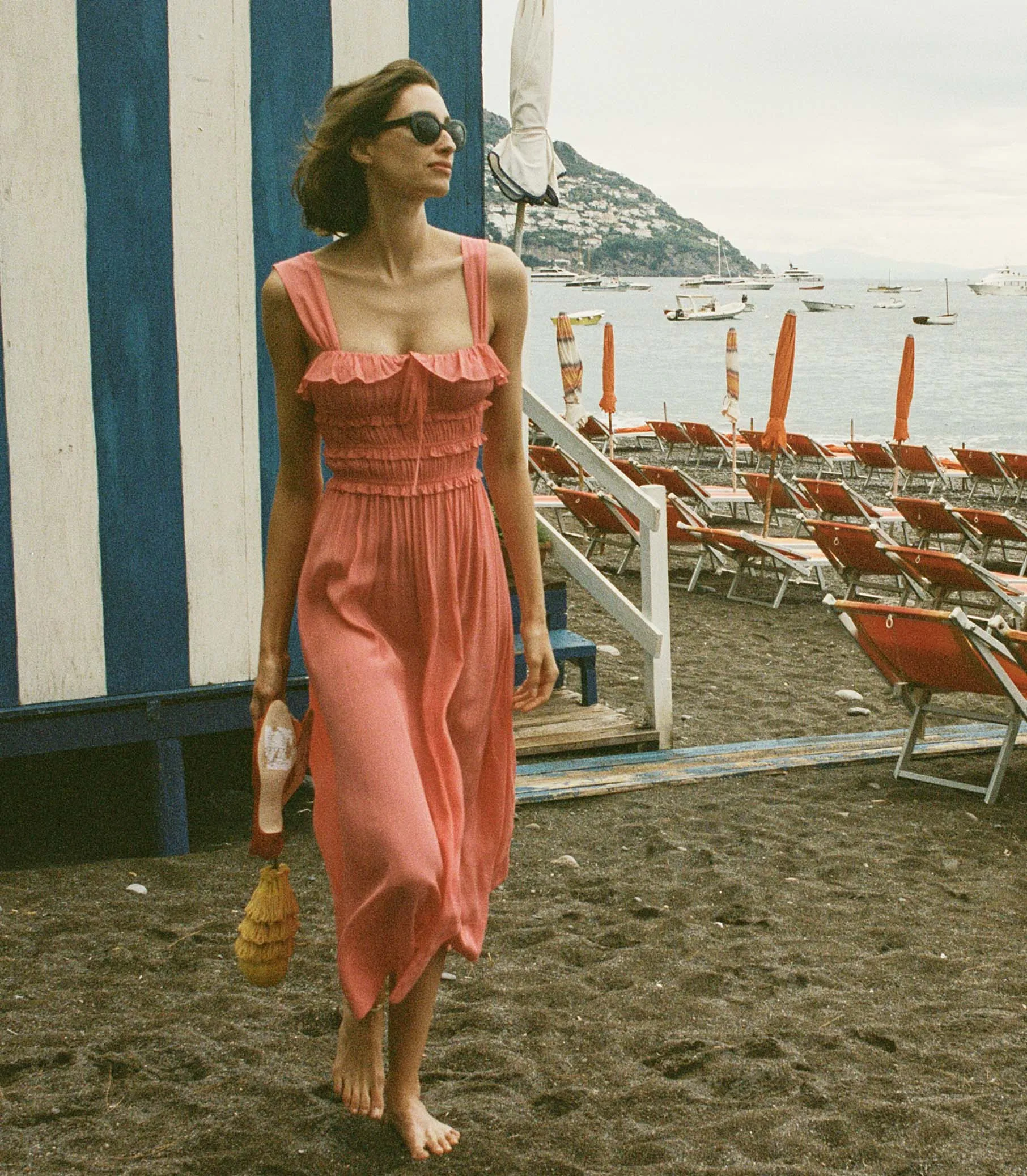 HMD -- CAROLYNN DRESS -- CORAL ROSE sold by Doen product image thumbnail 3