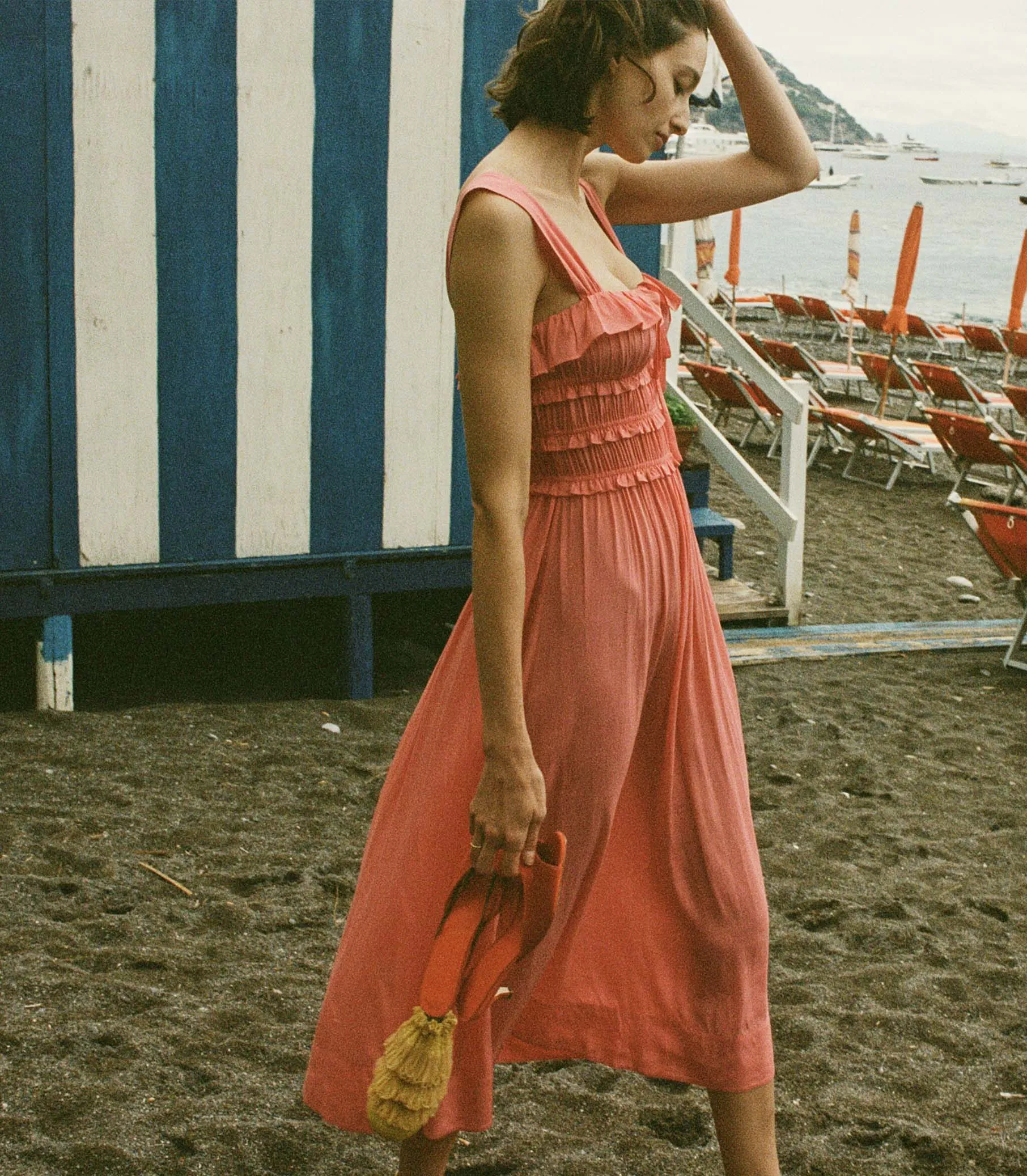 HMD -- CAROLYNN DRESS -- CORAL ROSE sold by Doen product image thumbnail 4