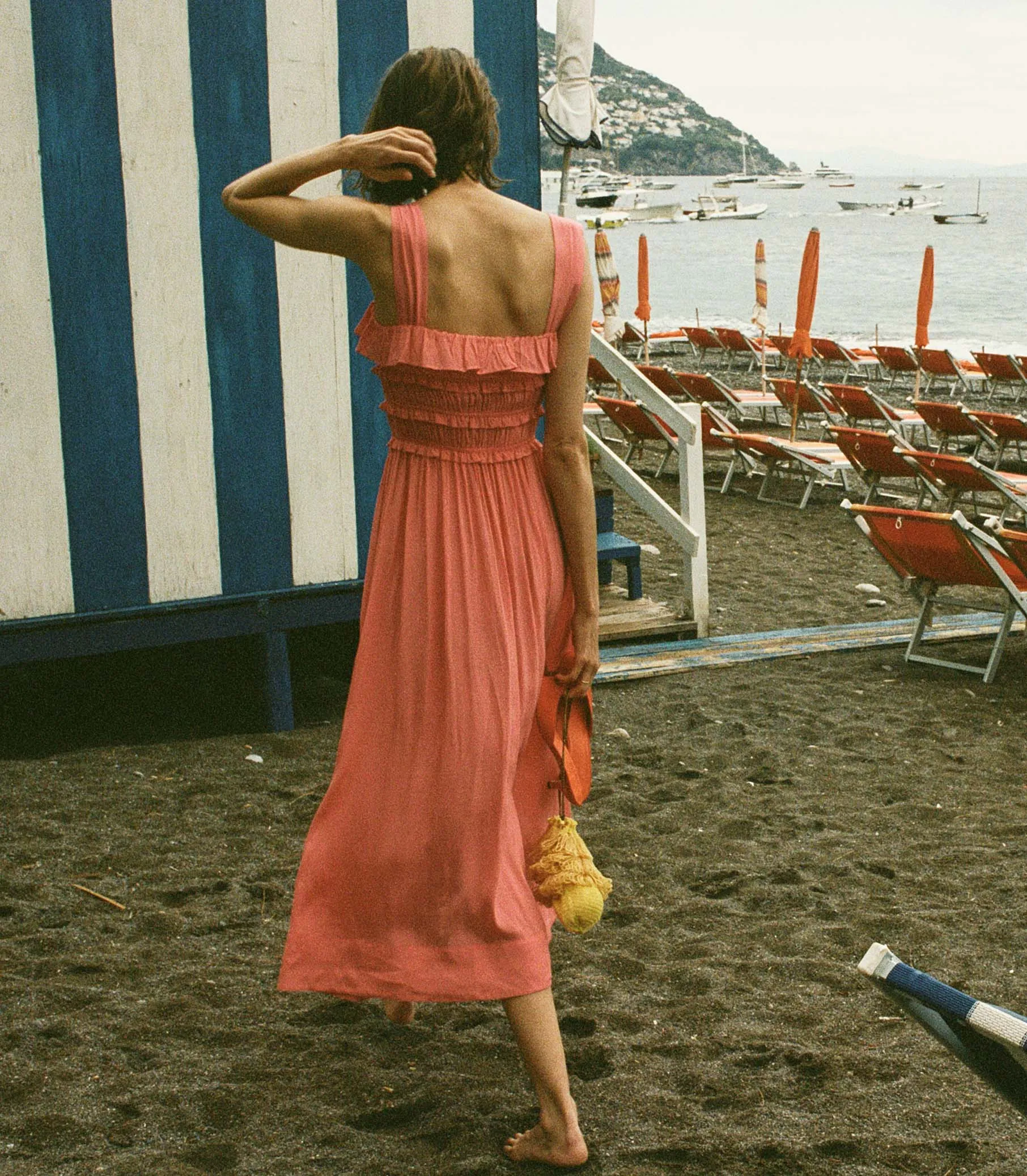 HMD -- CAROLYNN DRESS -- CORAL ROSE sold by Doen product image thumbnail 5