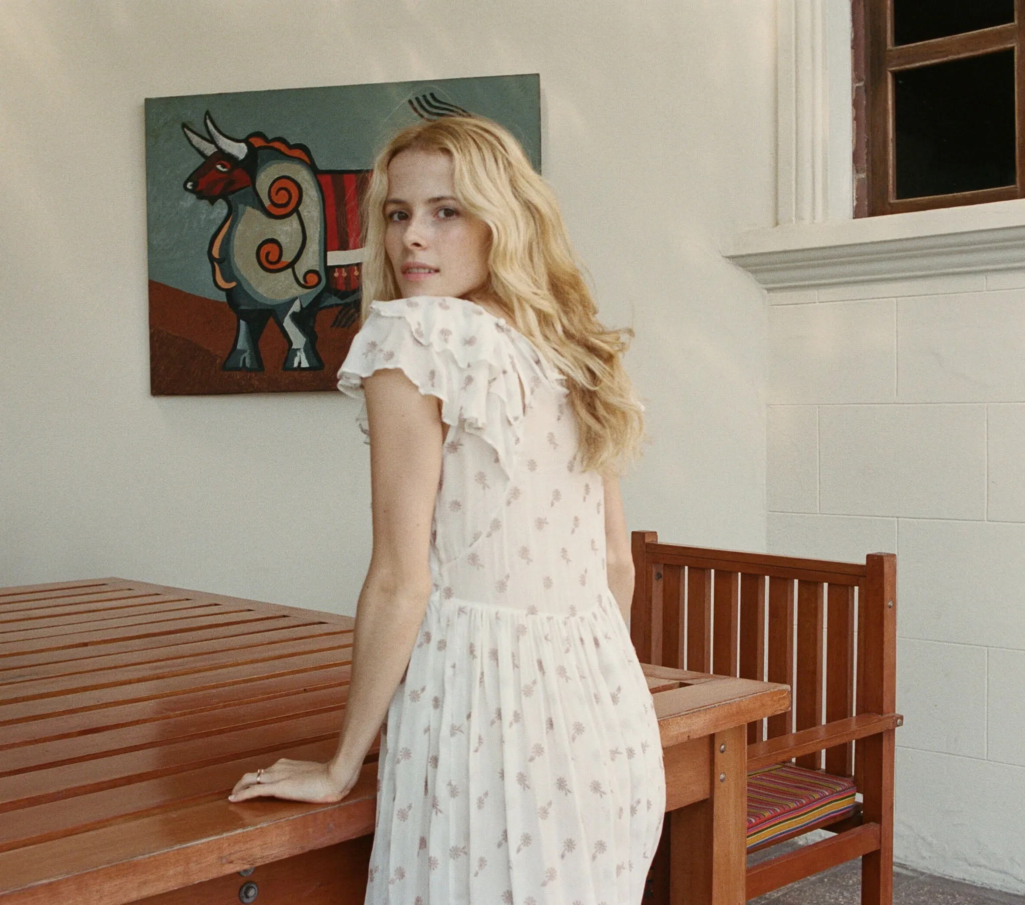 HMD -- FLORA DRESS -- SALT sold by Doen product image thumbnail 2