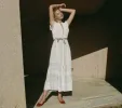 HMD -- HELAINE DRESS -- SALT sold by Doen