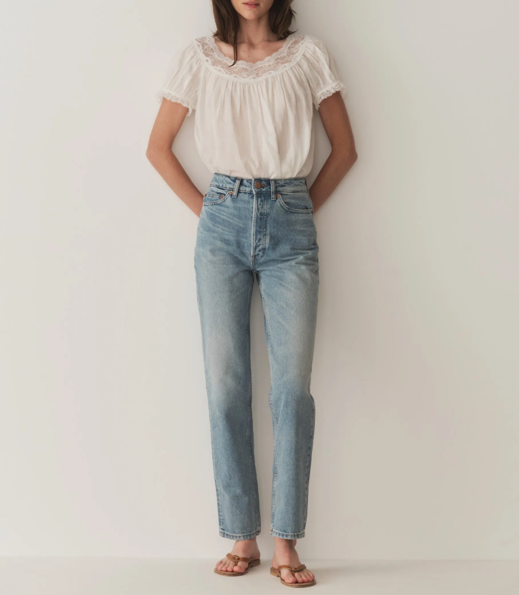 HMD -- CAPRICE TOP -- SALT sold by Doen product image thumbnail 2