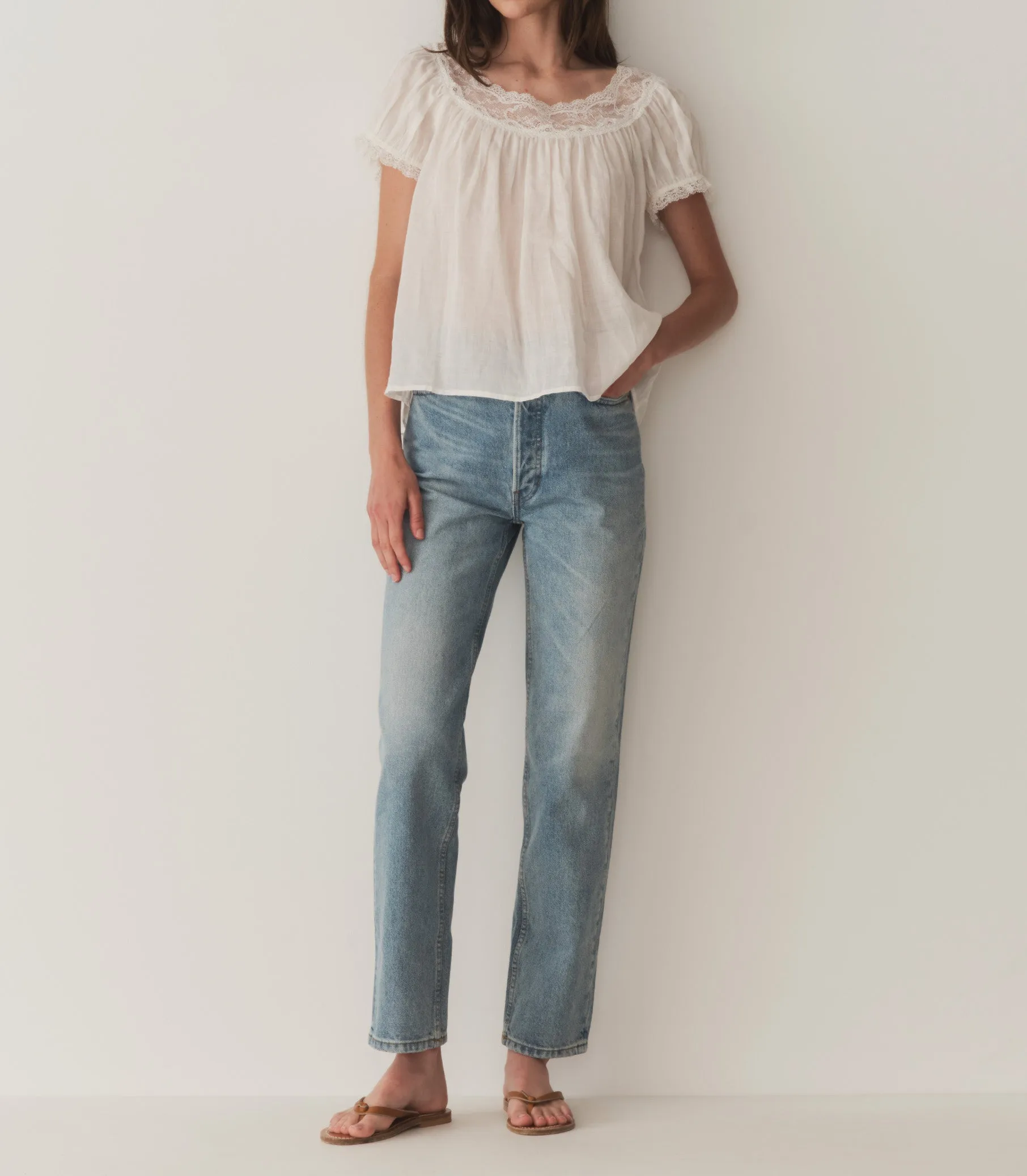 HMD -- CAPRICE TOP -- SALT sold by Doen product image thumbnail 4