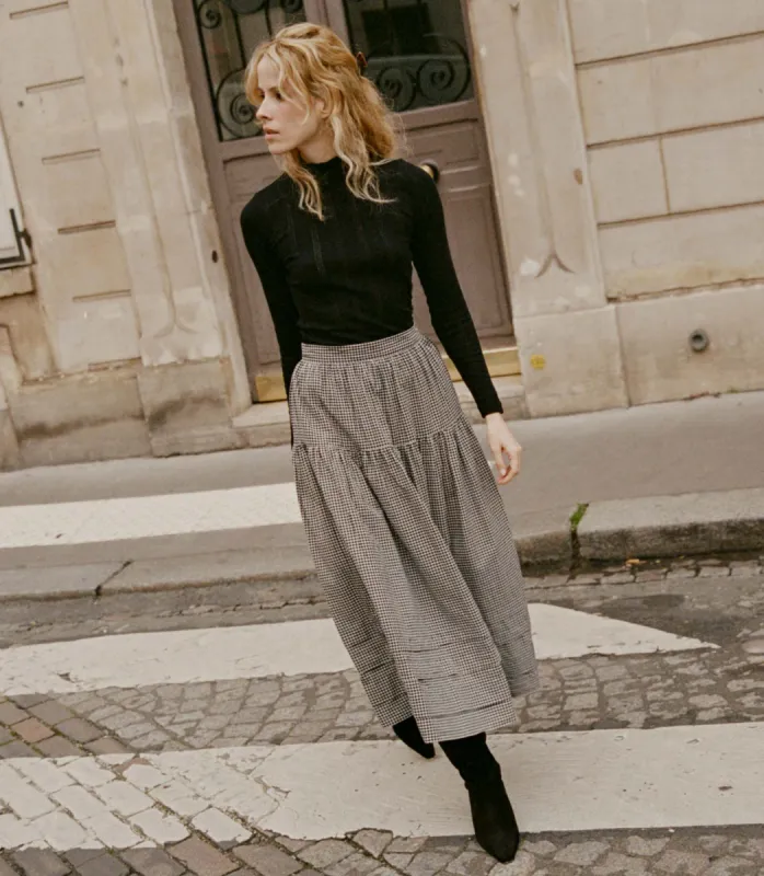 HMD -- SEBASTIANE SKIRT -- LA MADDALENA GINGHAM sold by Doen