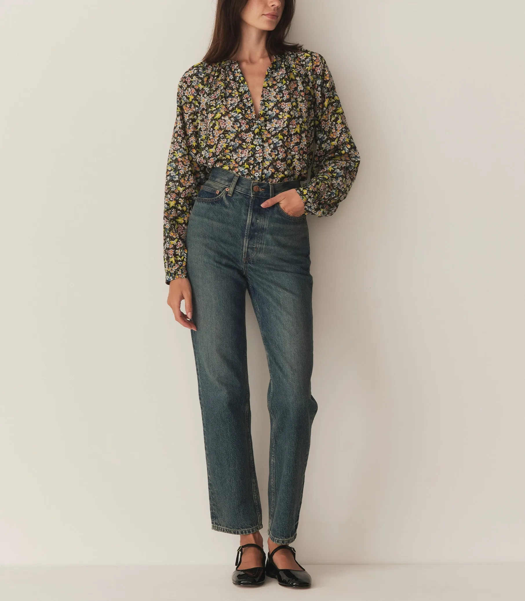 HMD -- JILL TOP -- BLOSSOM BREEZE sold by Doen product image thumbnail 2