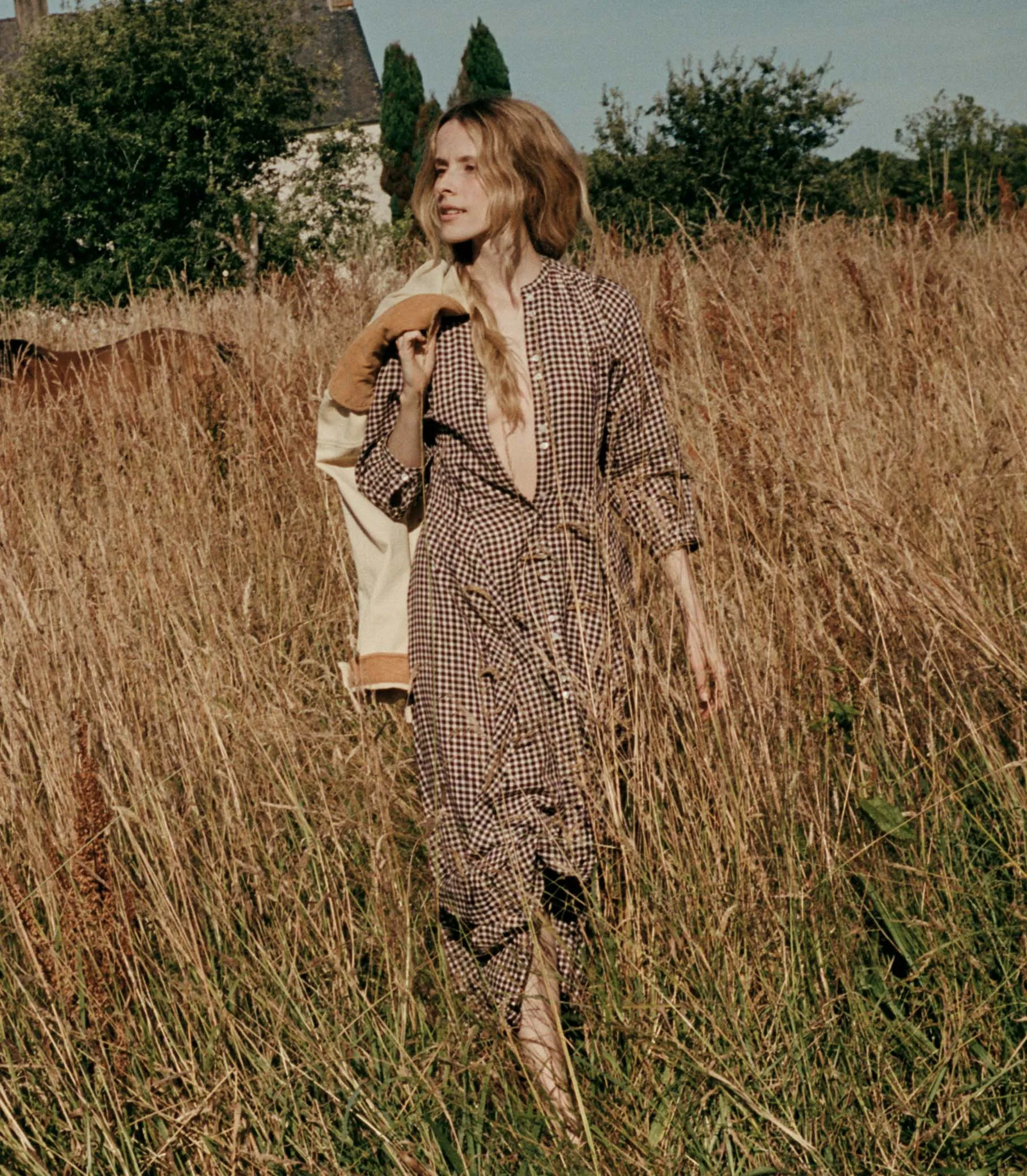 HMD -- MARIELLE DRESS -- DELPHINE PLAID sold by Doen