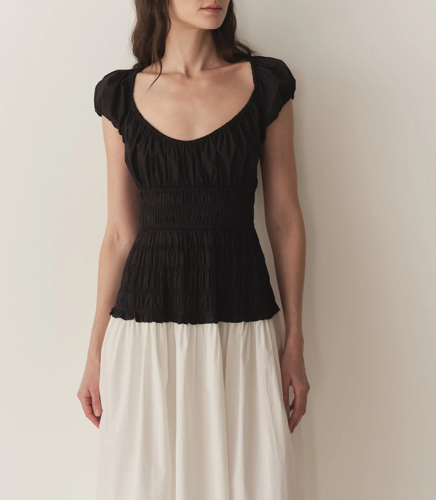ENYA DRESS -- BLACK AND SALT sold by Doen product image thumbnail 5