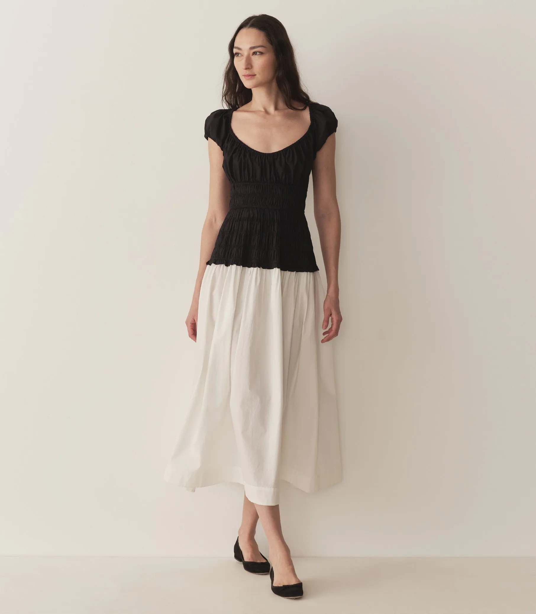 ENYA DRESS -- BLACK AND SALT sold by Doen product image thumbnail 4