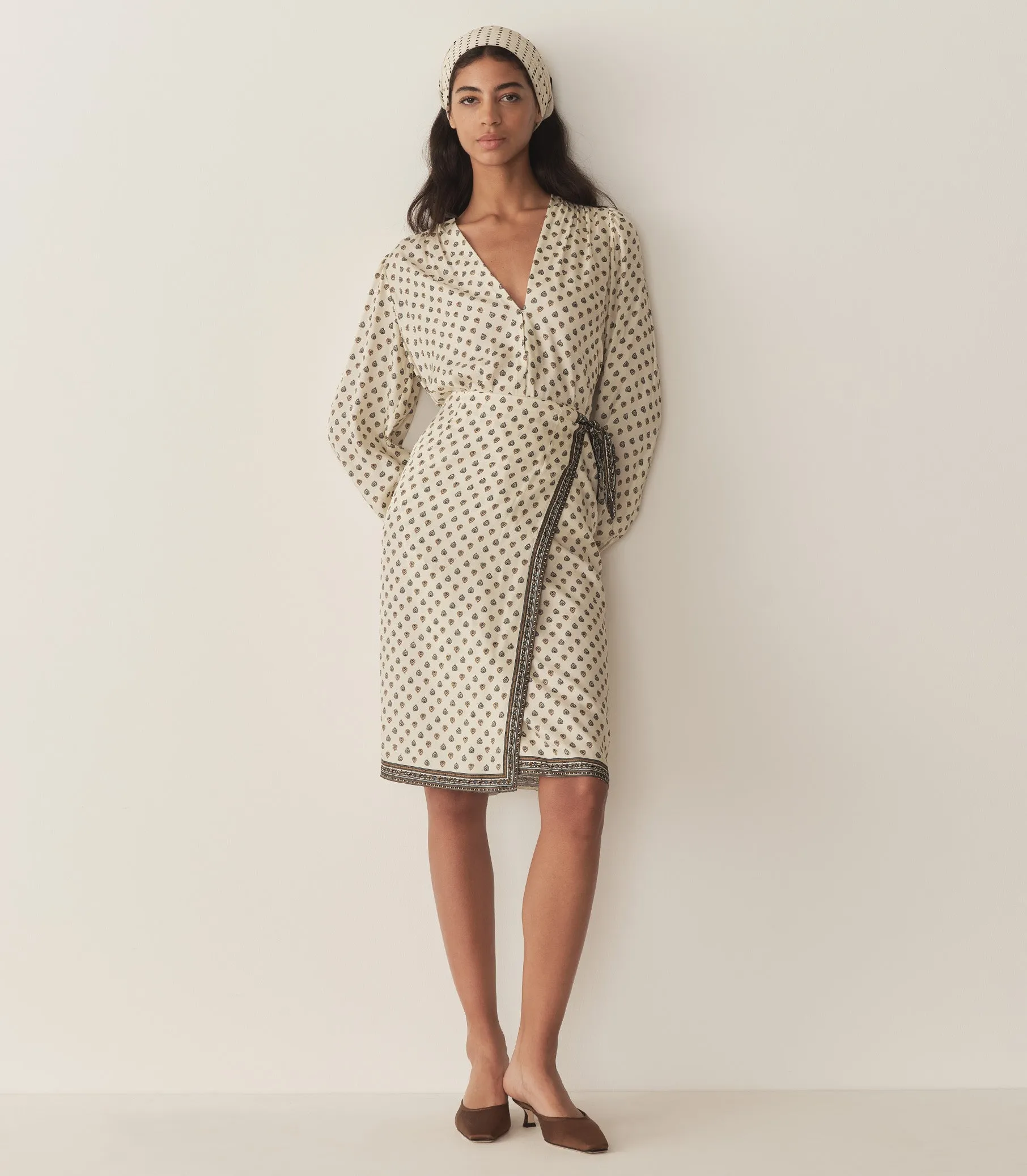 CANDACE TOP -- RIVIERA FOULARD sold by Doen product image thumbnail 5