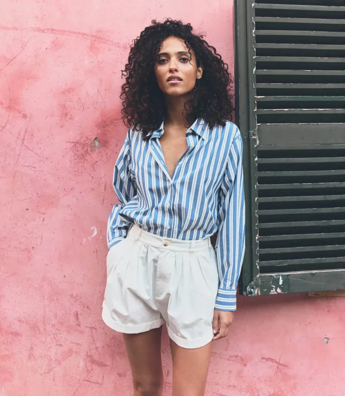 REMIS TOP -- LUCERNE STRIPE sold by Doen