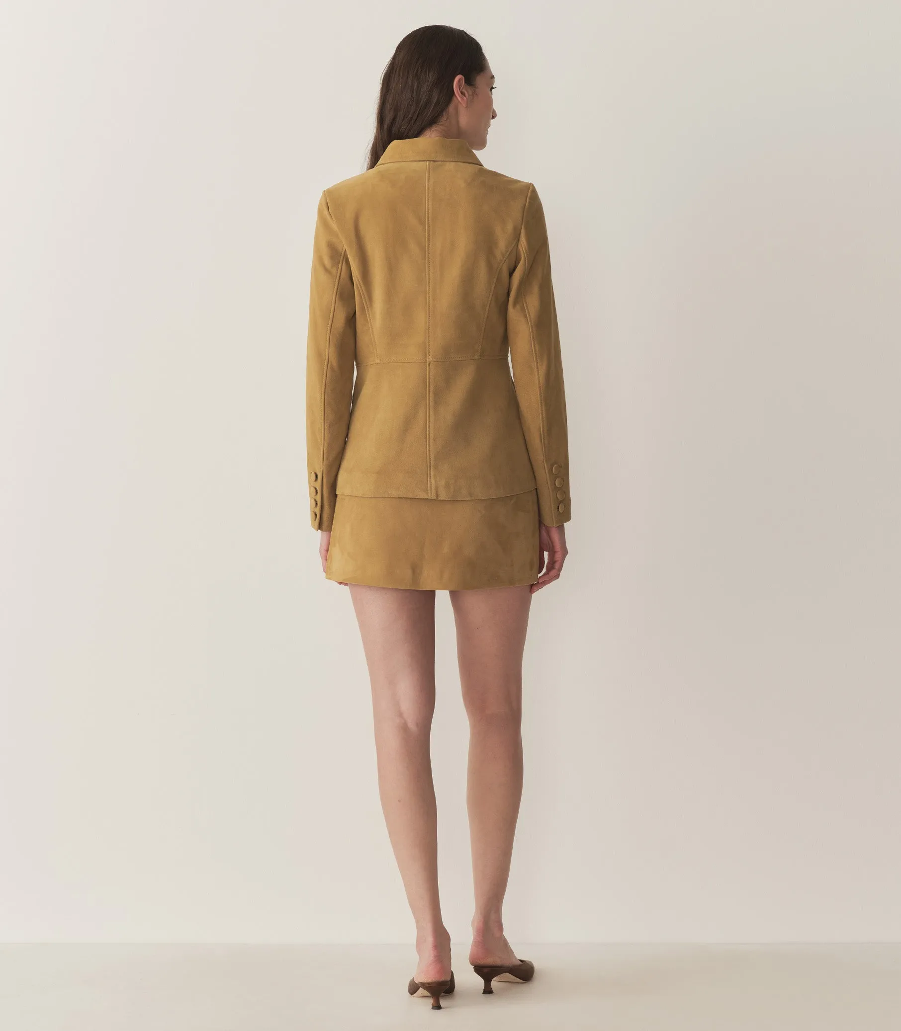 COURTNEY SKIRT -- LIGHT CAMEL sold by Doen product image thumbnail 3