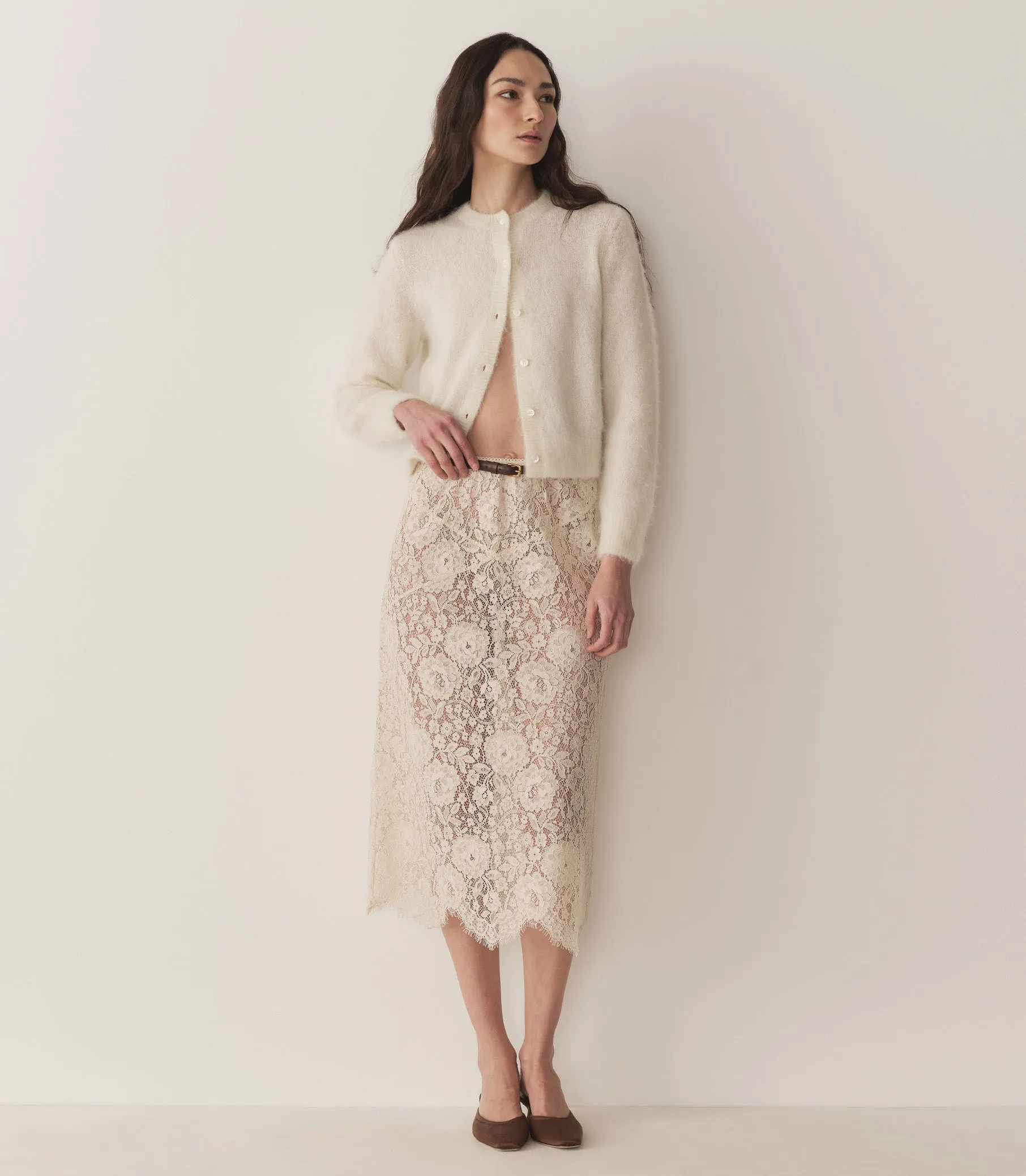 NANDI SKIRT -- CALLA LILY sold by Doen