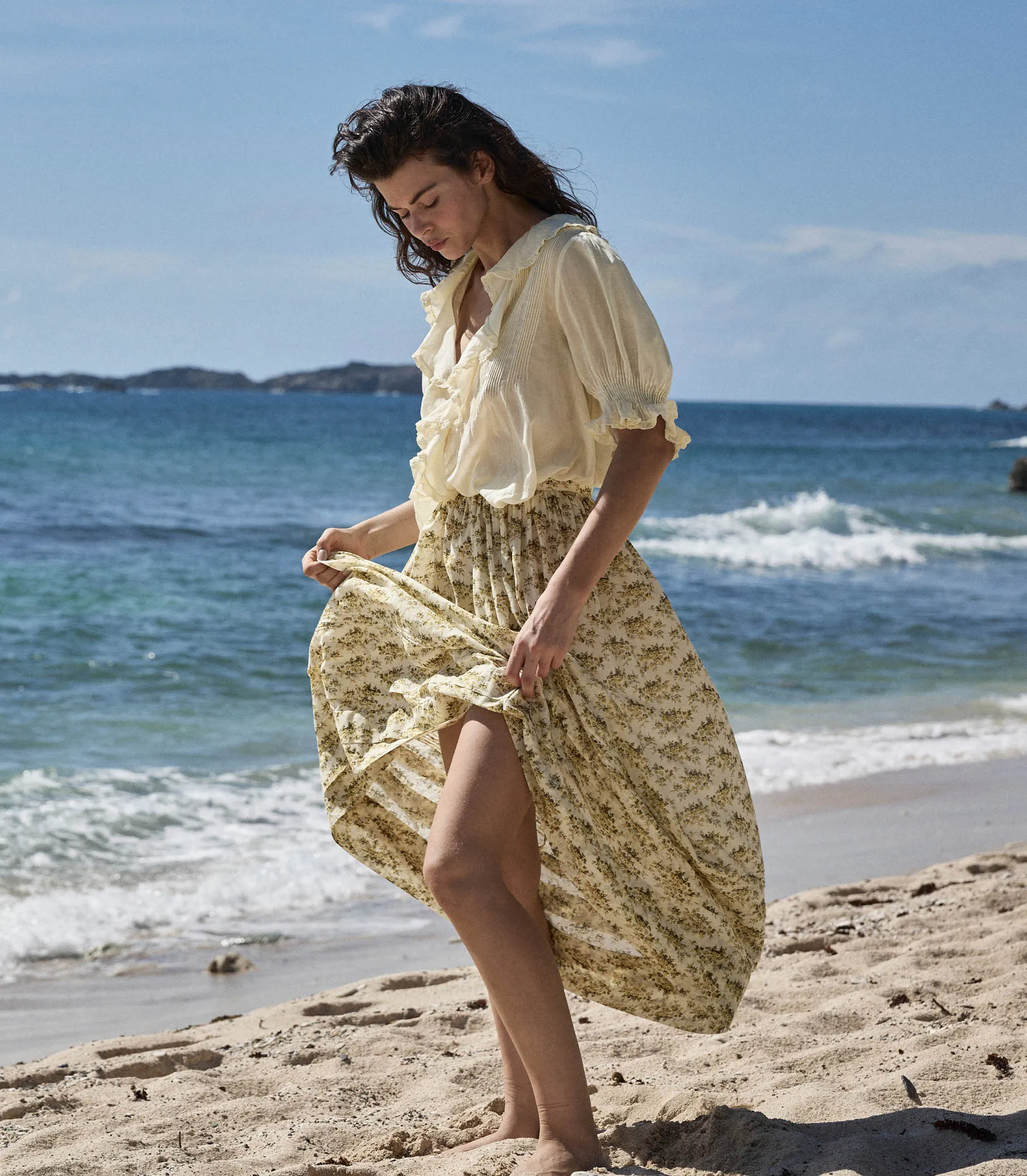 MARCIE SKIRT -- CITRON ROSIER FLORAL sold by Doen product image thumbnail 3