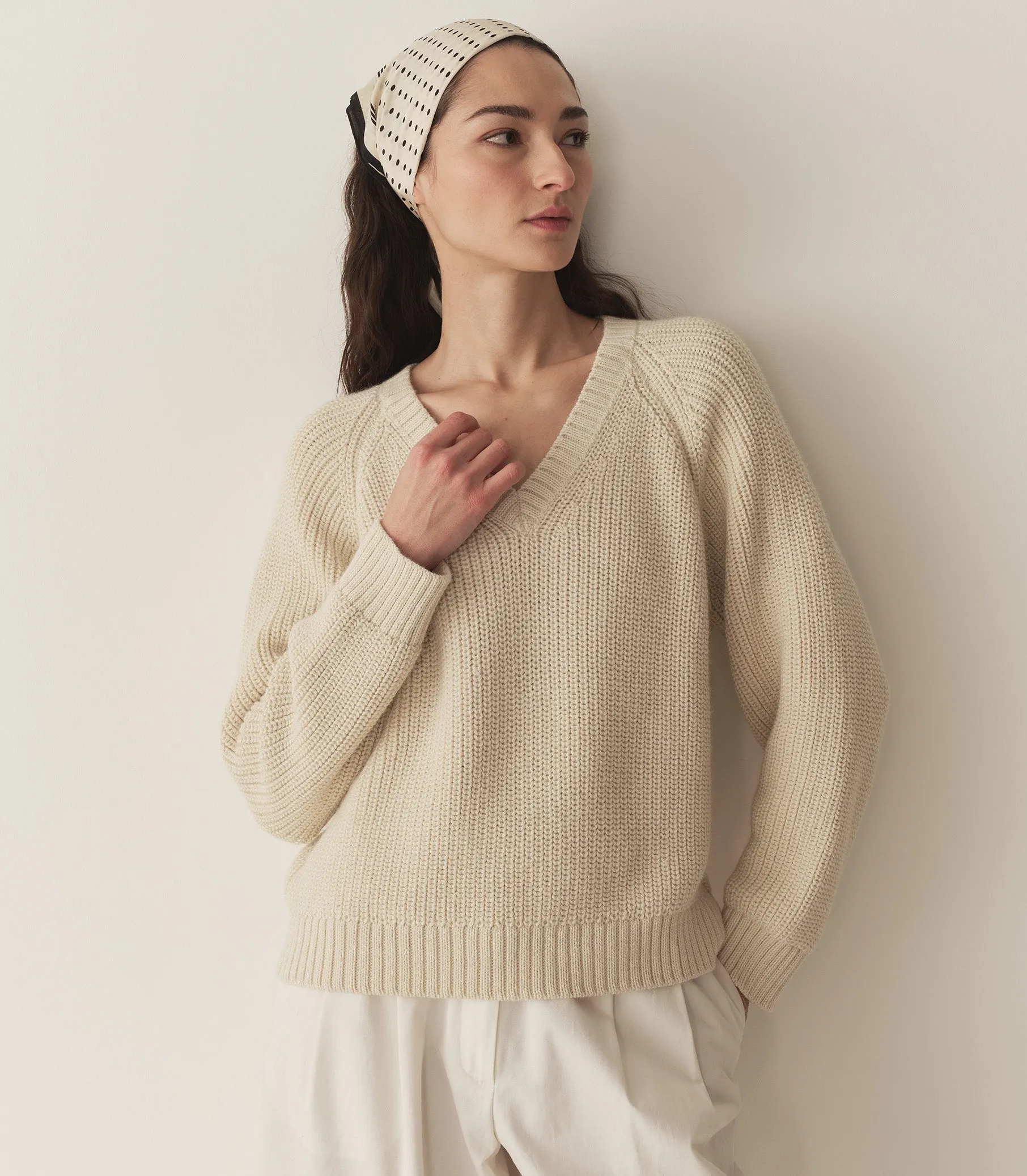 EMMONS SWEATER -- CREAM sold by Doen product image thumbnail 3
