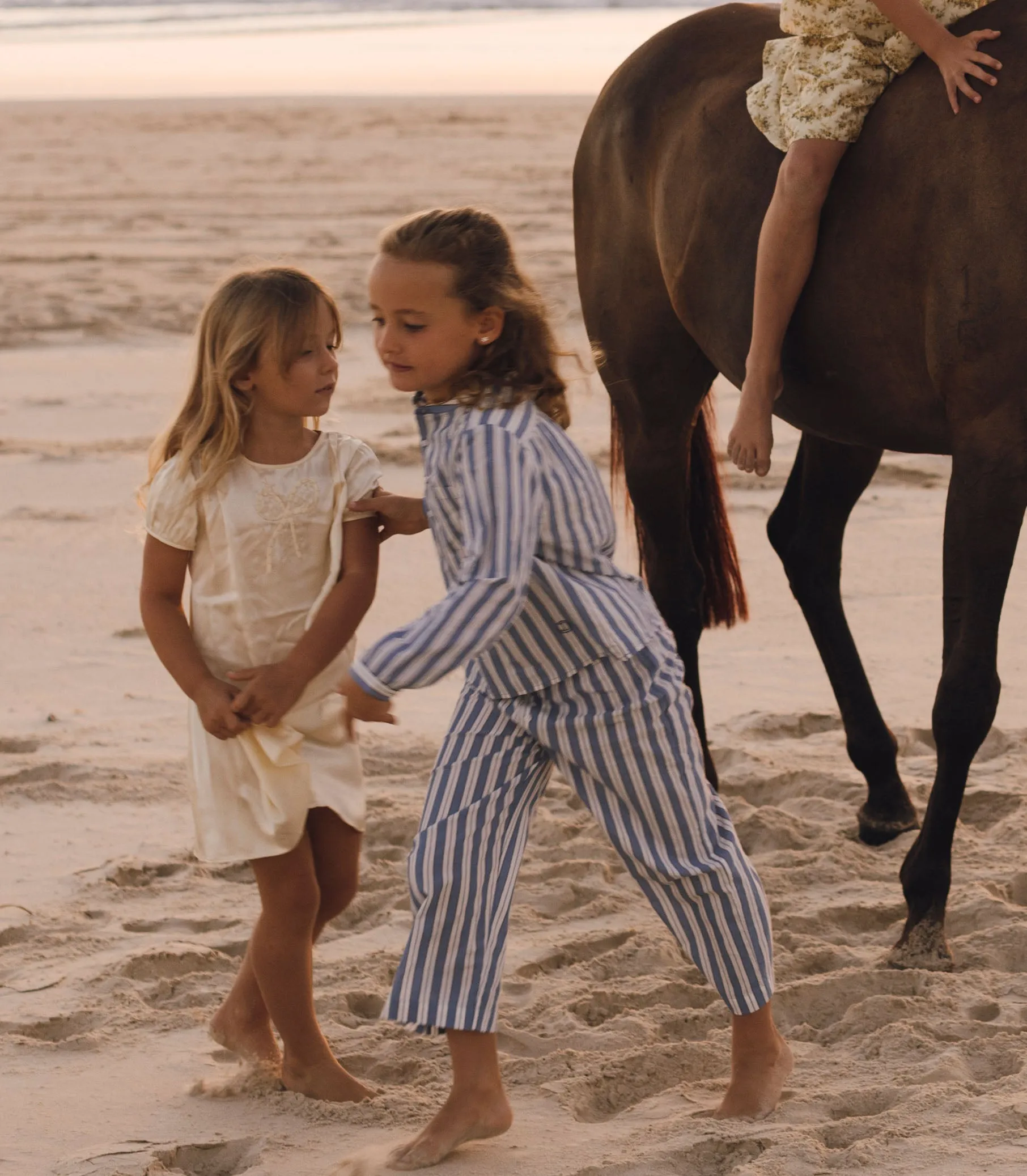 LITTLE MORGAN PANT -- LUCERNE STRIPE sold by Doen