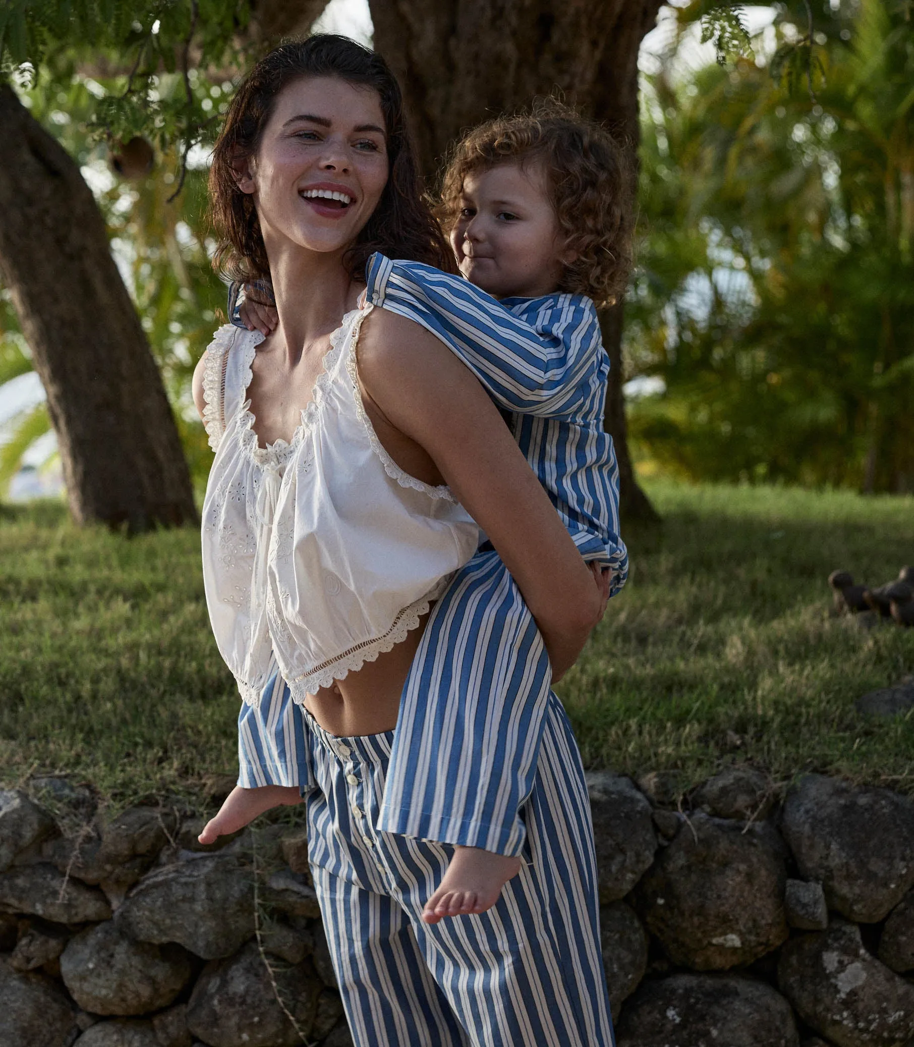 LITTLE MORGAN PANT -- LUCERNE STRIPE sold by Doen product image thumbnail 5