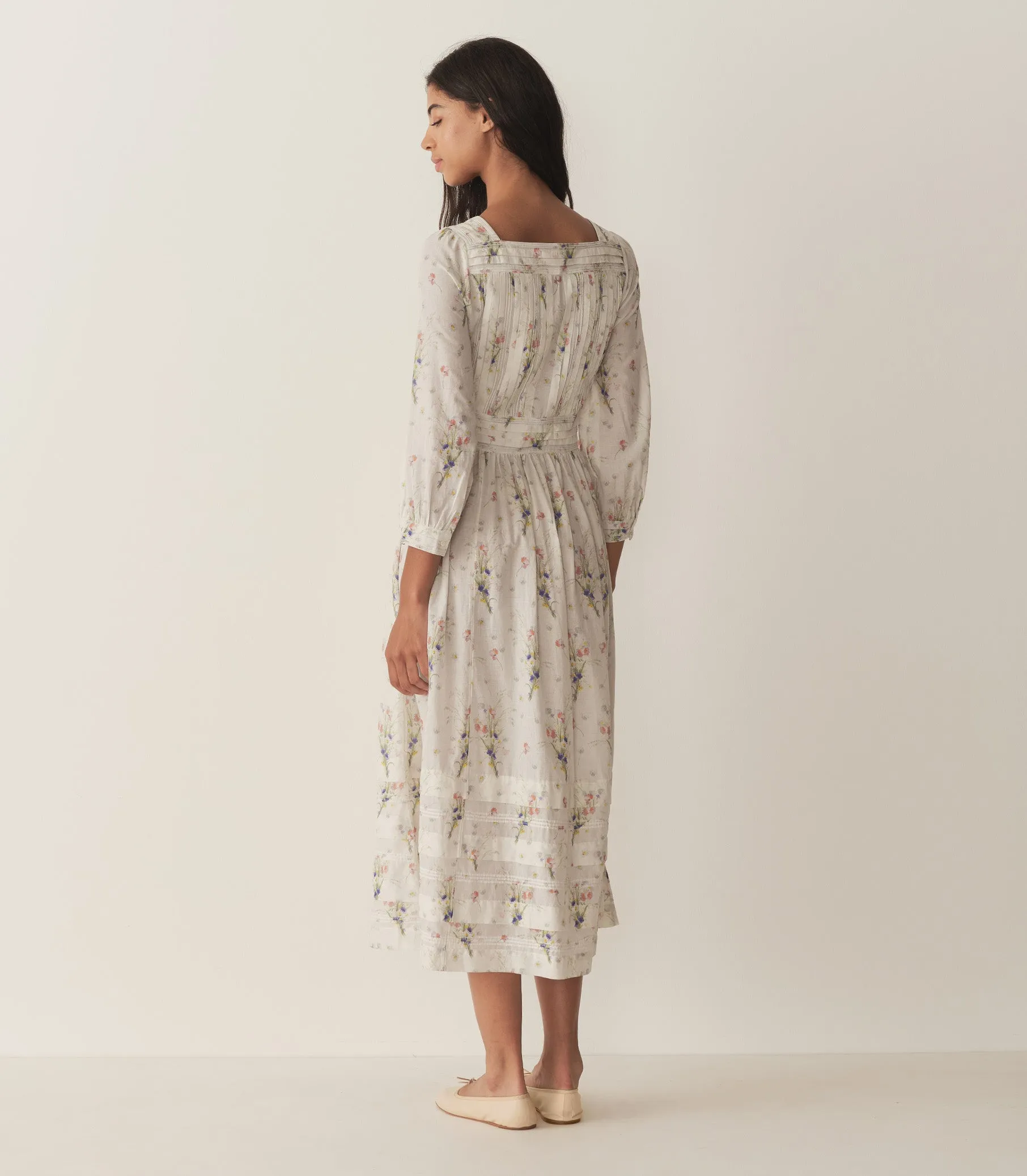 MINTA DRESS -- PAINTED BOUQUET sold by Doen product image thumbnail 5