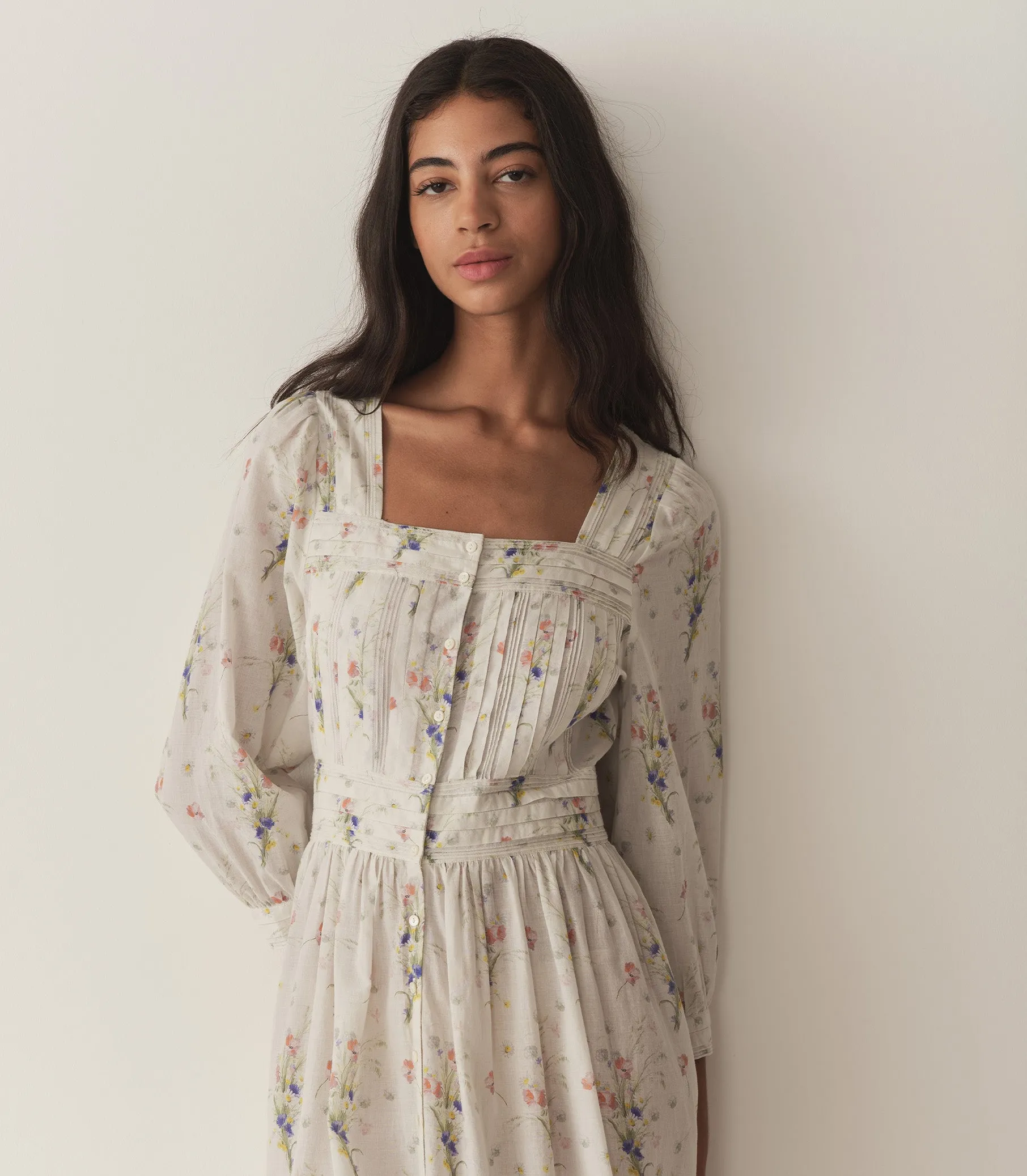 MINTA DRESS -- PAINTED BOUQUET sold by Doen product image thumbnail 3