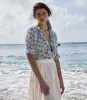 HENRI TOP -- BLEU ROSIER FLORAL sold by Doen