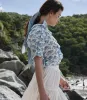 HENRI TOP -- BLEU ROSIER FLORAL sold by Doen
