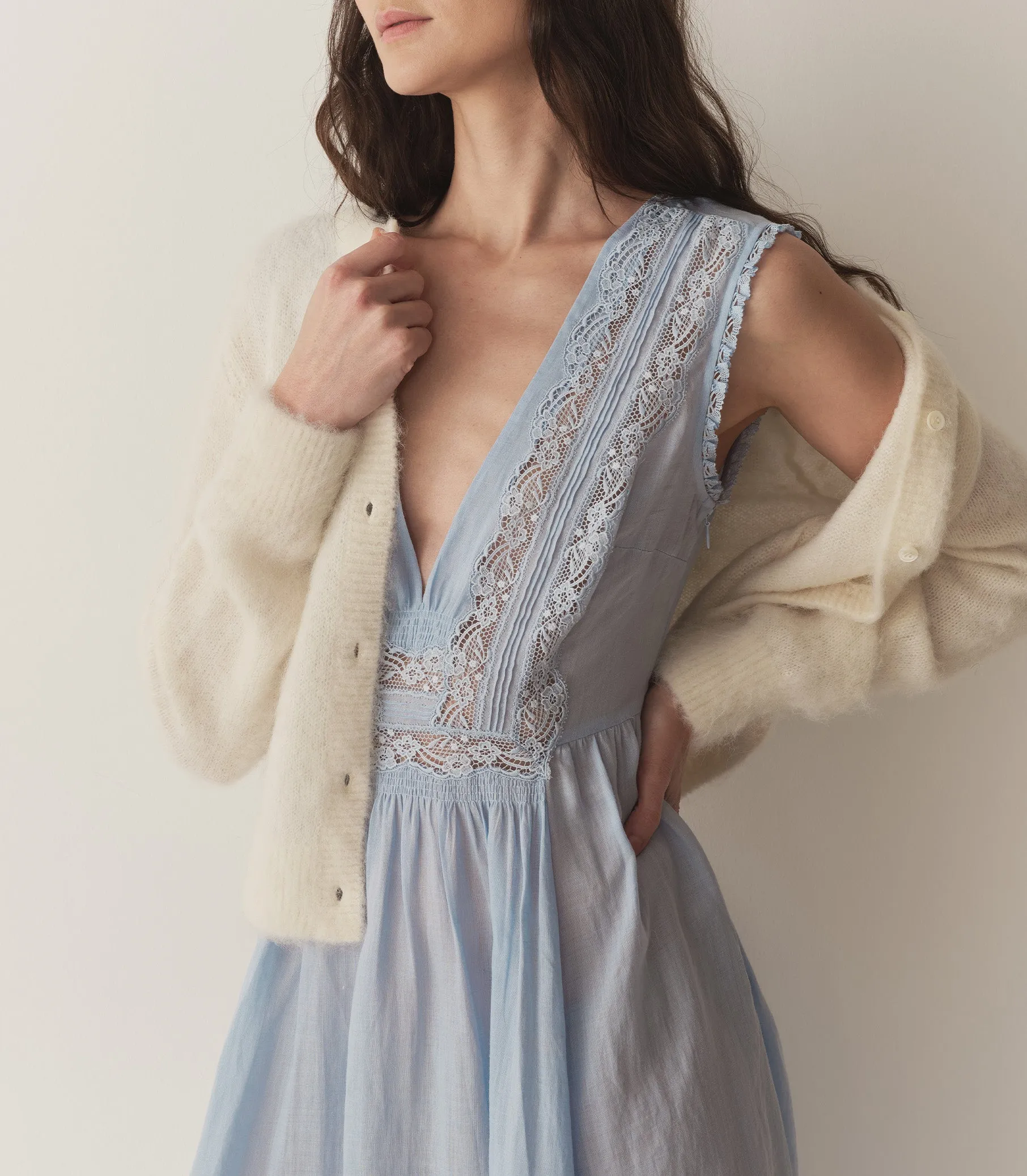 VICTORIA DRESS -- ICY BLUE sold by Doen product image thumbnail 2