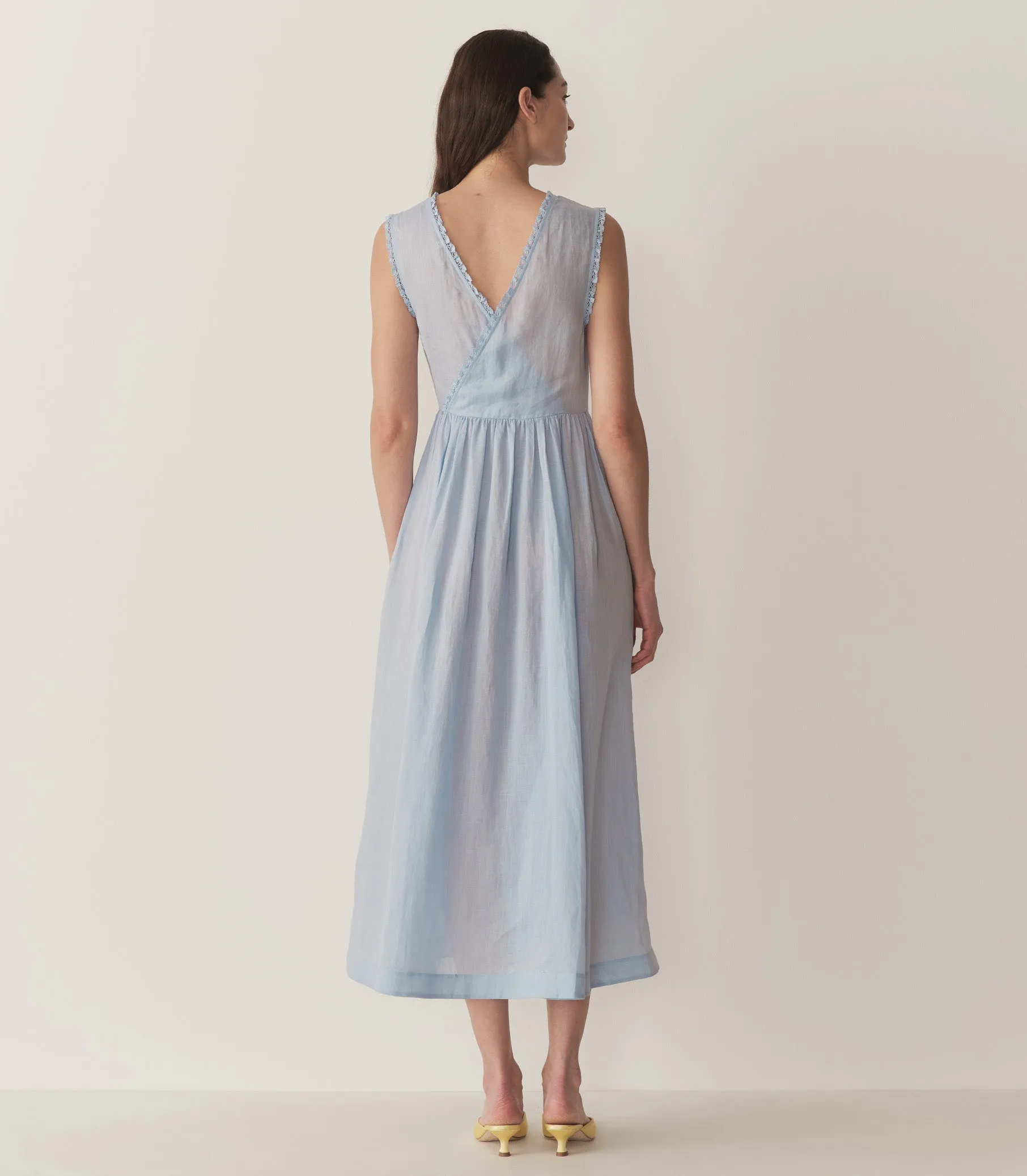 VICTORIA DRESS -- ICY BLUE sold by Doen product image thumbnail 5