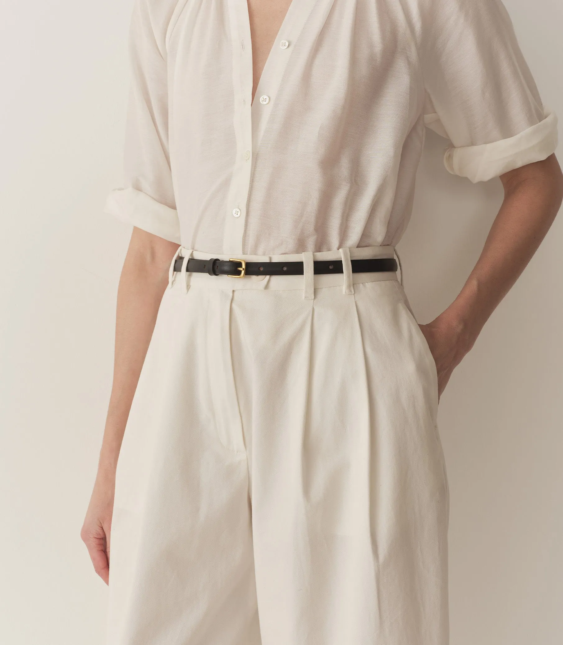 ZAZA BELT -- BLACK NAPPA sold by Doen product image thumbnail 2