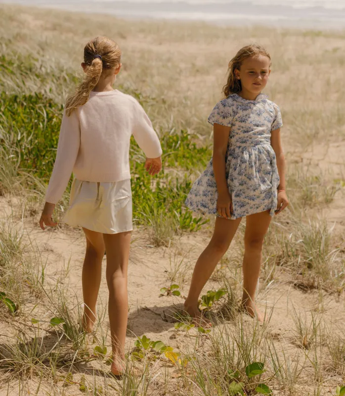 DUA DRESS -- BLEU ROSIER FLORAL sold by Doen